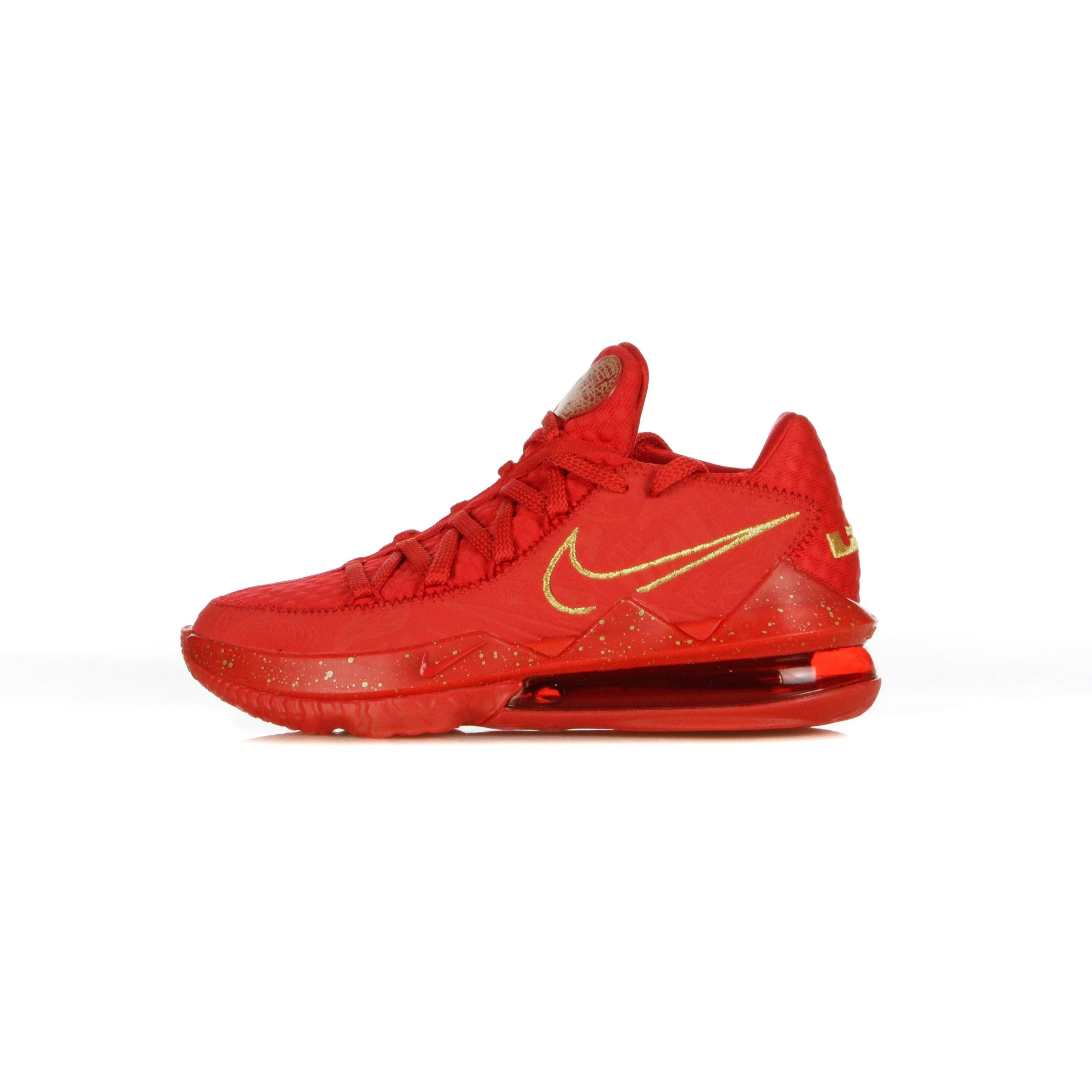 Nike lebron 16 low white/gold/university red men's basketball shoe sale