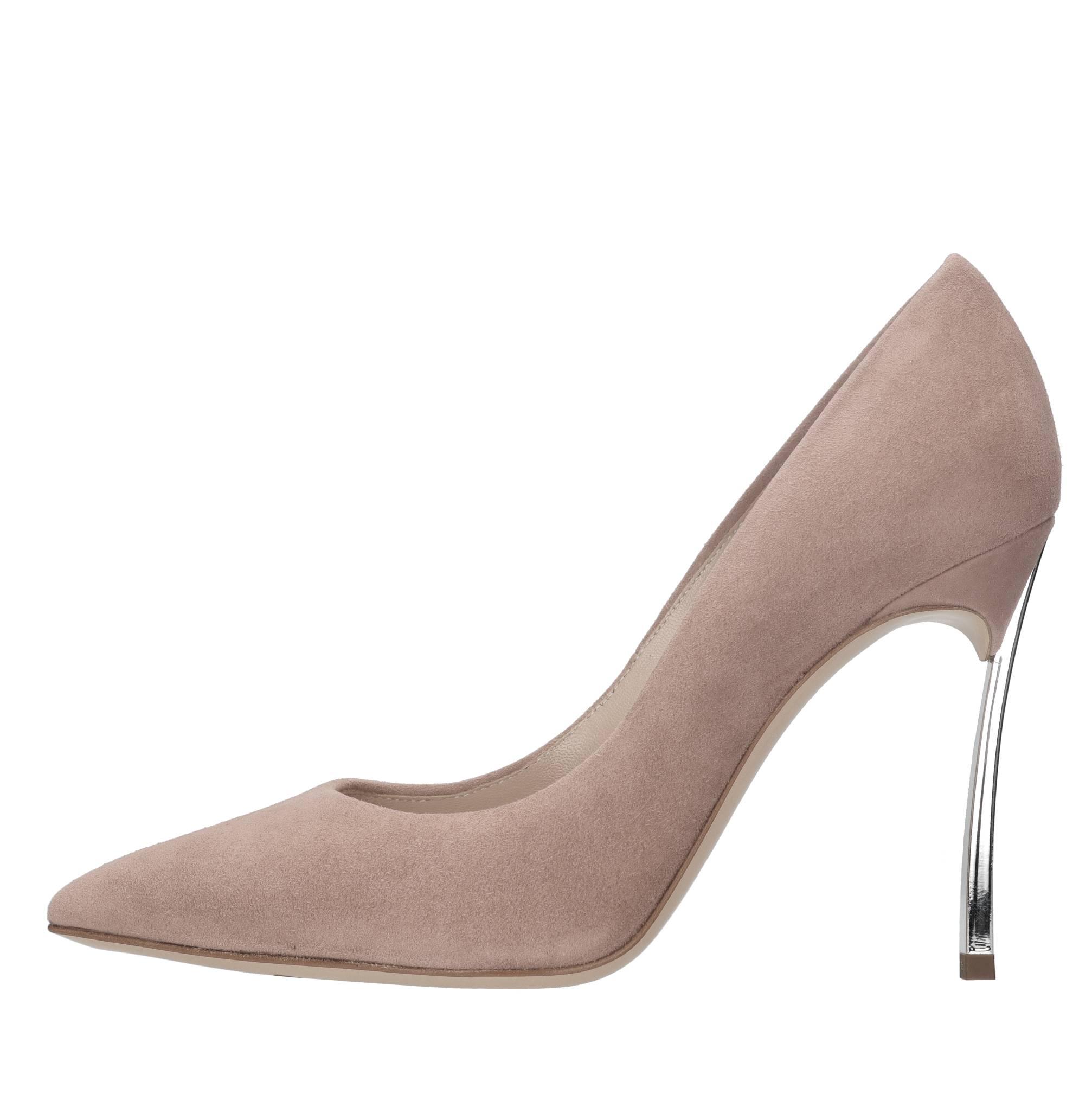 Chaussures à Talons Coulissant Papillon Vert Métallisé CASADEI - Taille US7 - Mules/Slides