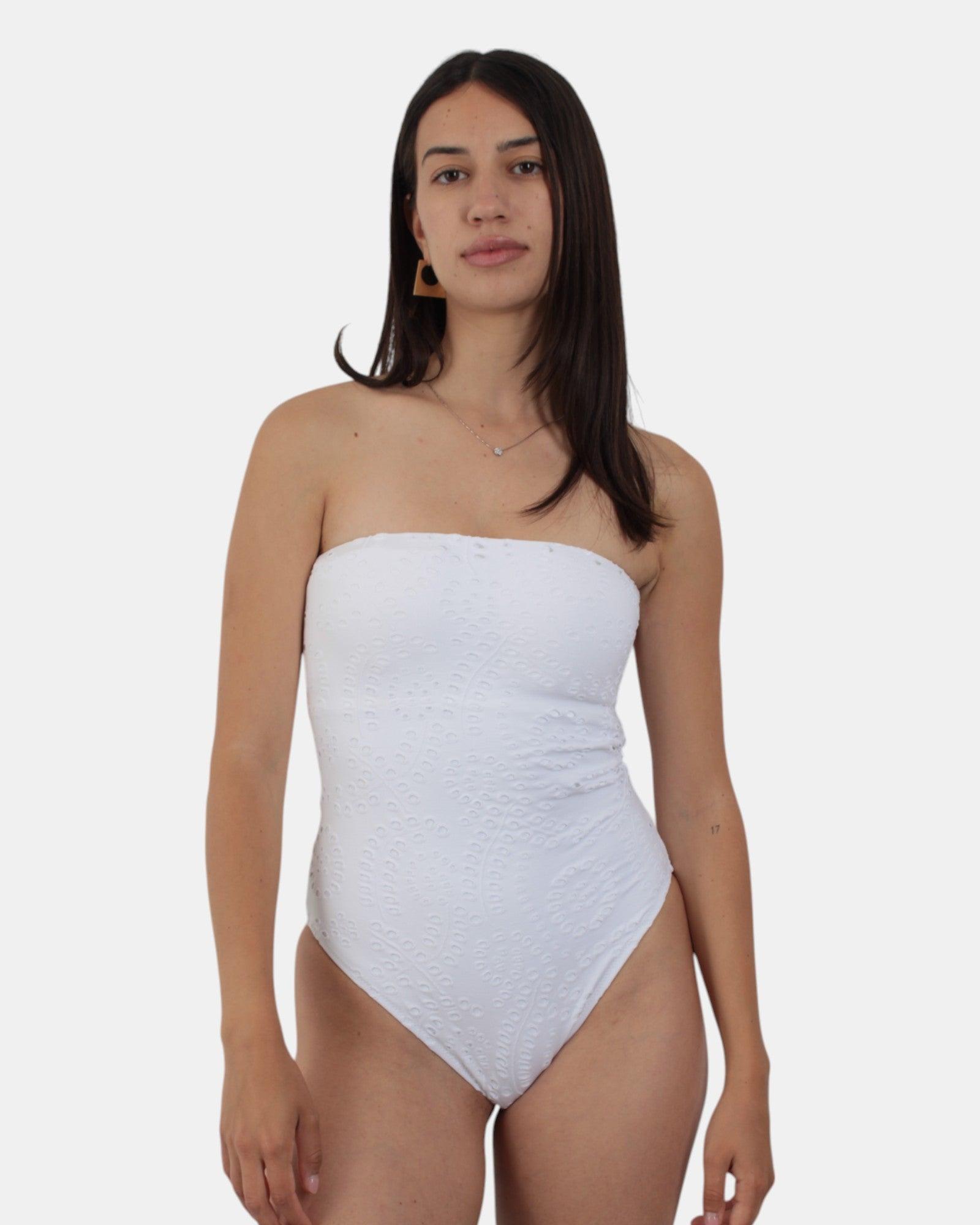 水着・ビーチグッズその他 MC2 SAINT BARTH 'Laurel' one-piece swimsuit Light Blue Women's MC2 Saint Barth Laurel W terrycloth one-piece