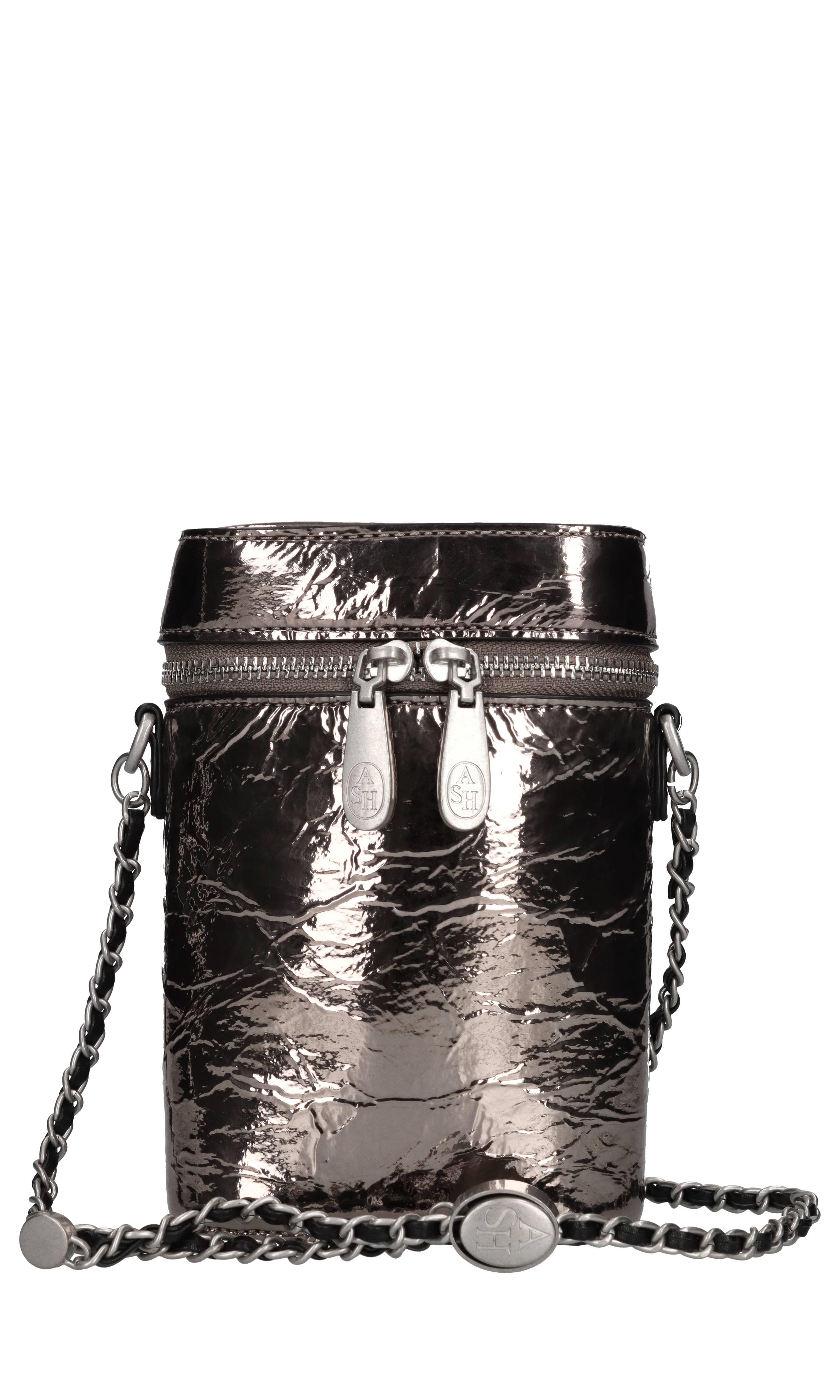 ash black leather silver studded backpack Chanel Metallic Lambskin Chevron Quilted Stud Wars 1908277 FASHIONPHILE Small unisex one size PPLR_HIDDEN_PRODUCT Adult. Handmade Leather City Backpack -