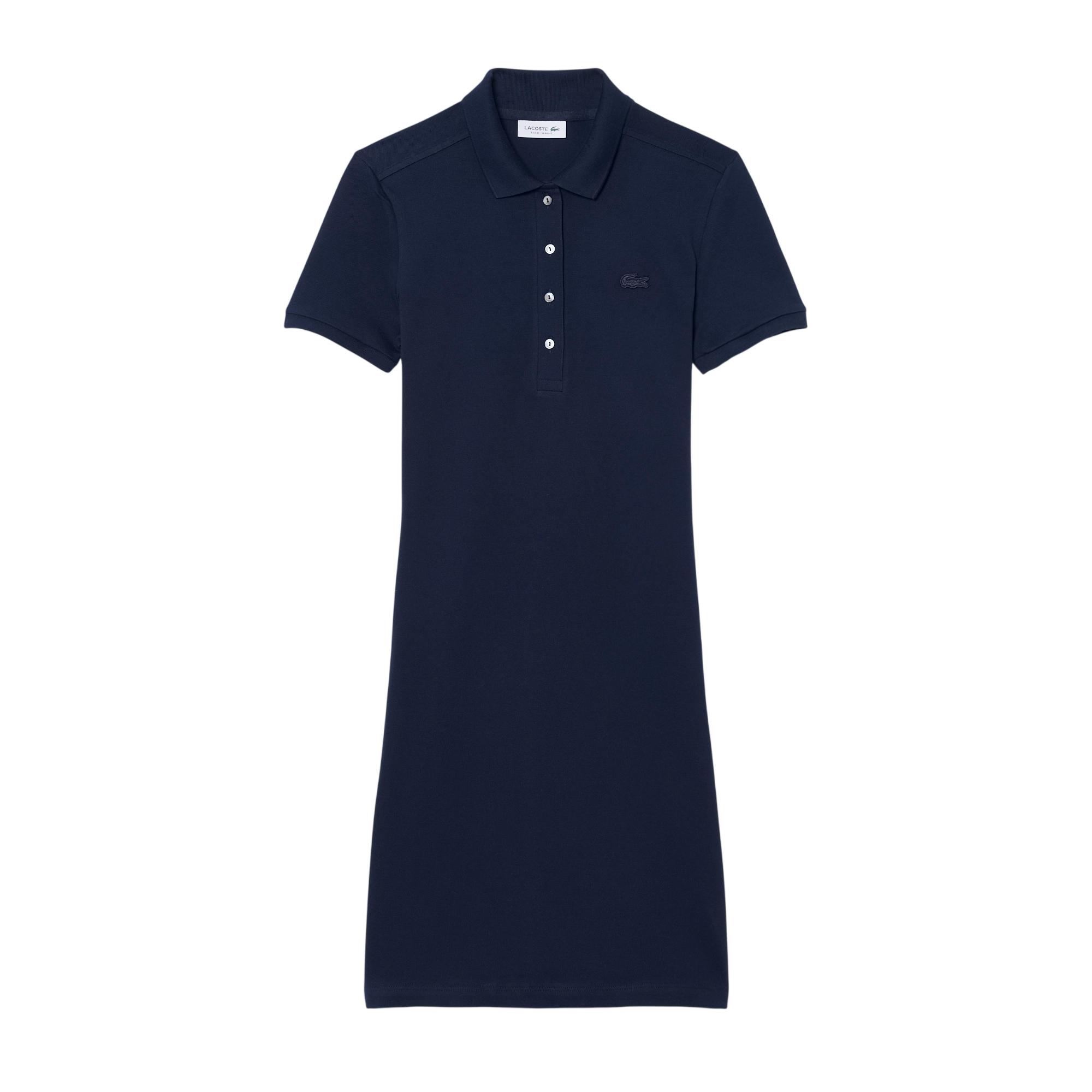 ladies lacoste dress Women's Lacoste LIVE Monogram Patterned Jacquard Polo Dress - Dresses &  Skirts - New In 2026