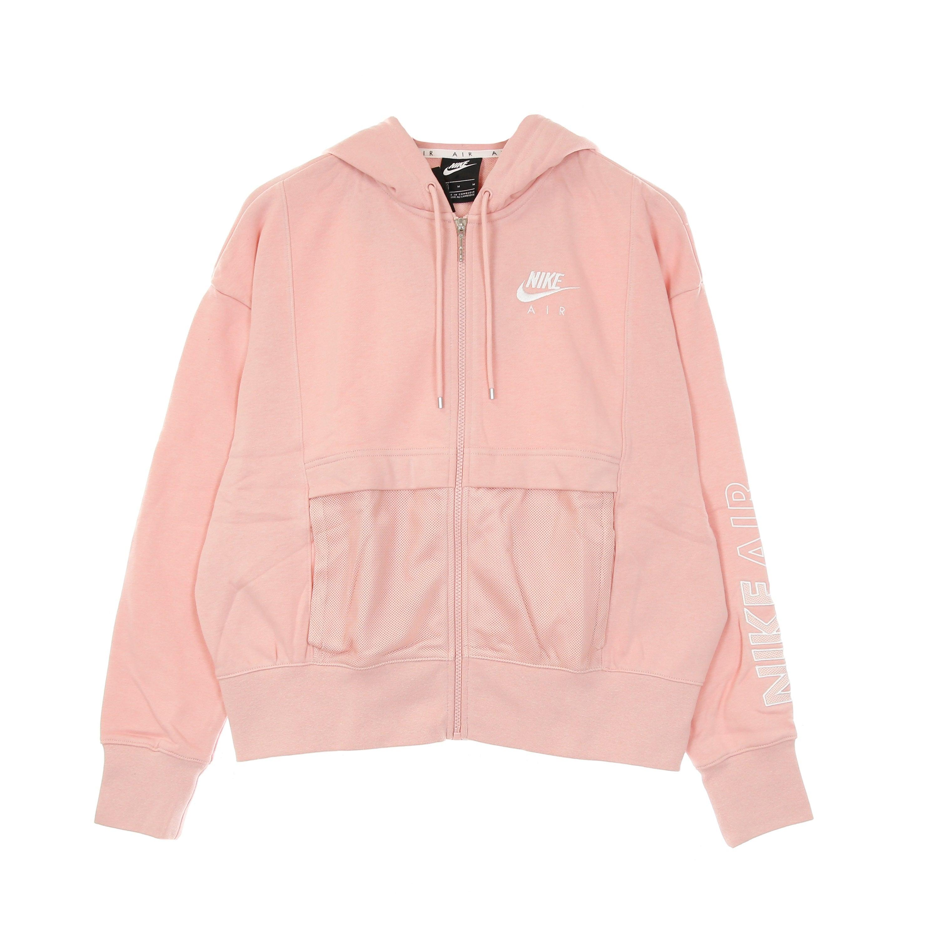 nike air full zip hoodie pink