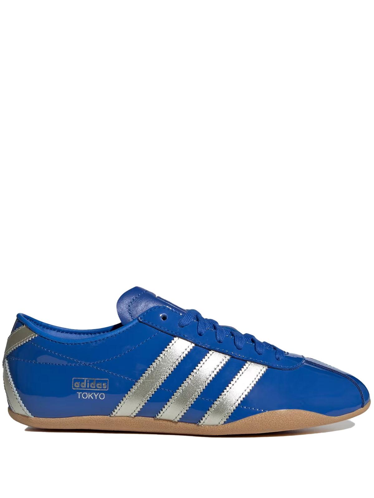 adidas gazelle silver green womens ADIDAS ORIGINALS SL 72 OG silver and blue sneakers for women – Pavidas main image 0