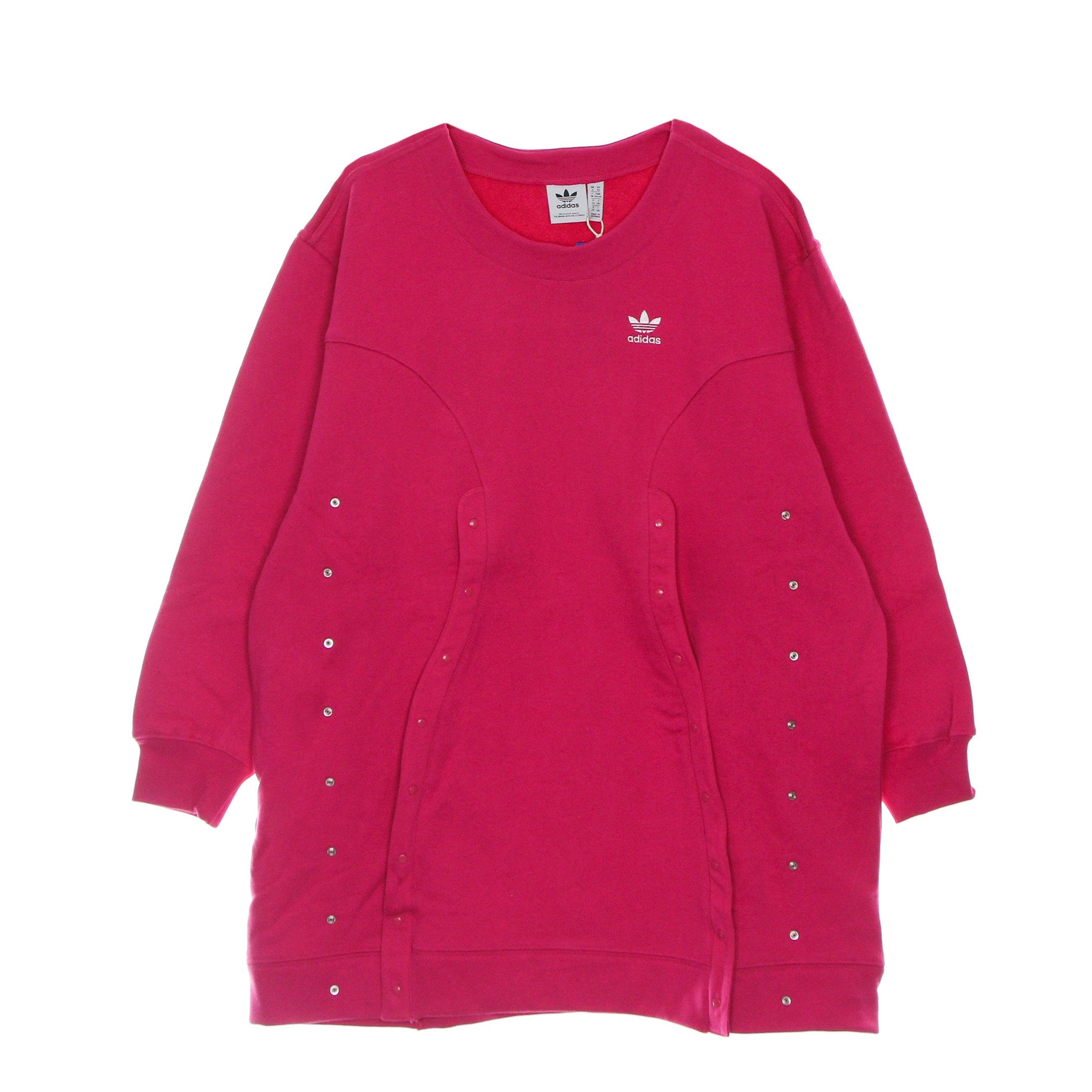 pink adidas sweatshirt dress Womens Hoodies Adidas Originals Hoodie Dress Hooded Sweatshirt Pink Adidas Sweater Dress Pink Adidas Hoodie