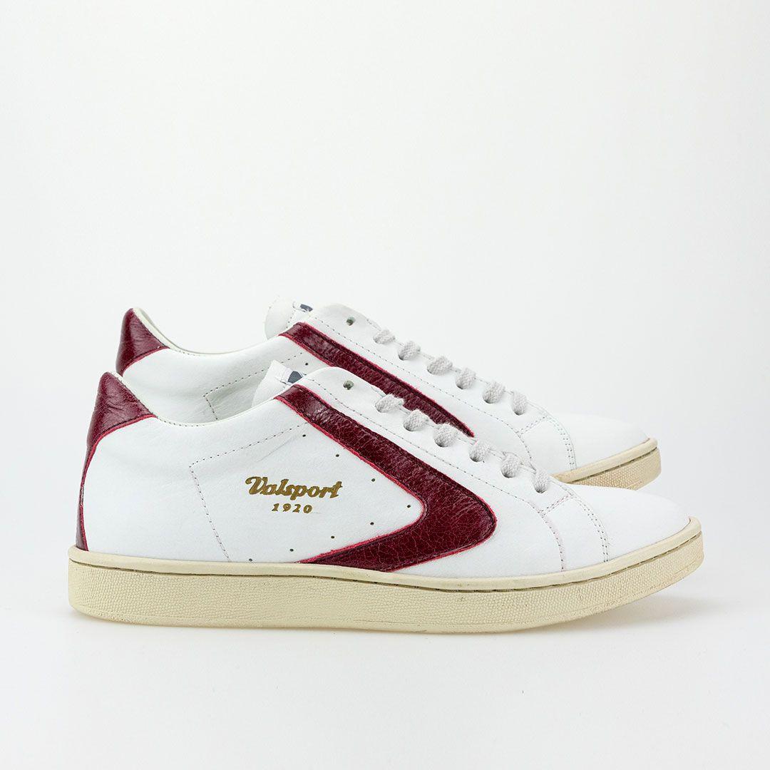 Valsport 1920 Sneakers Tournament Classic Vt1243 Burgundy in White