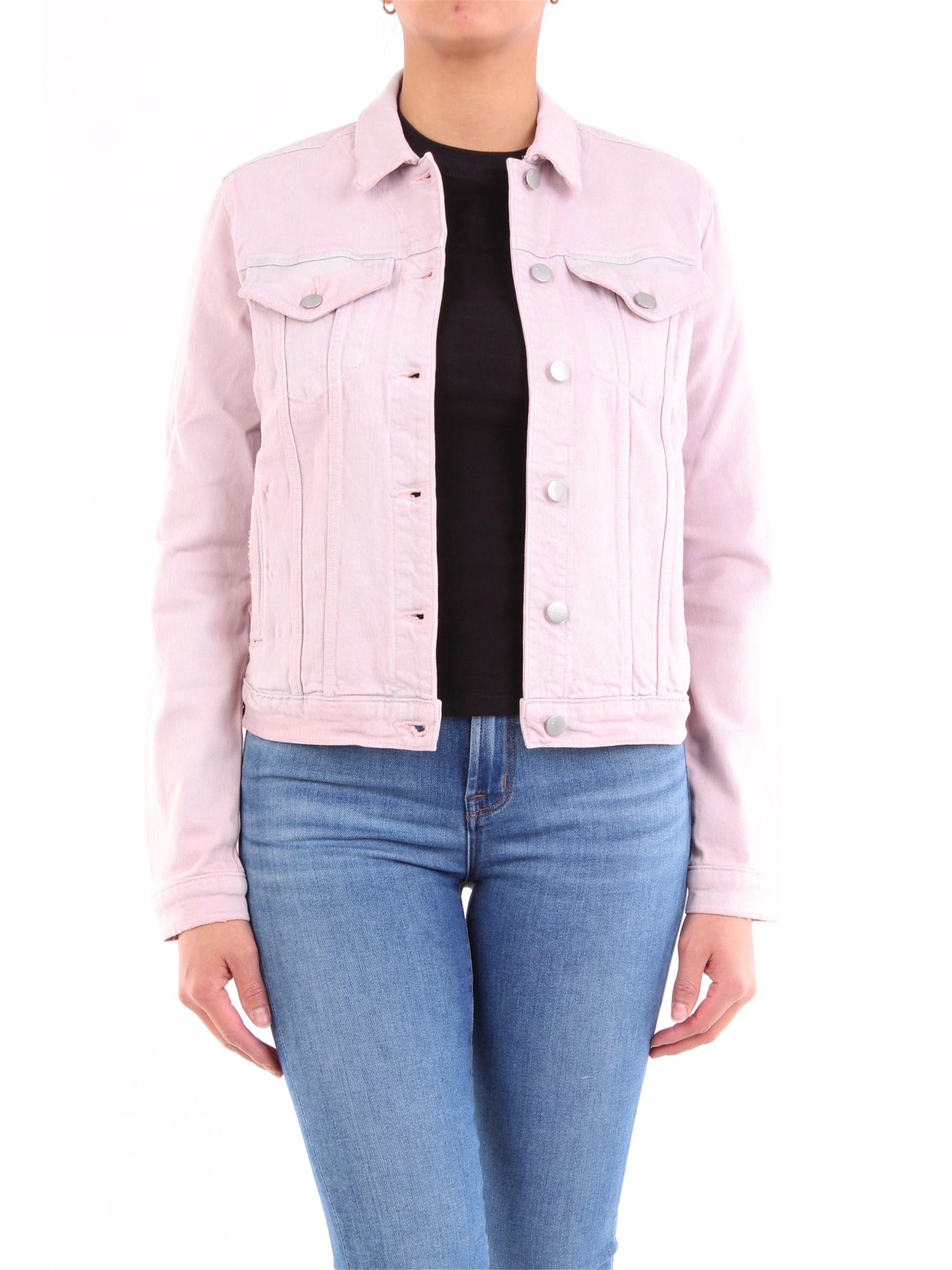 giacca jeans rosa