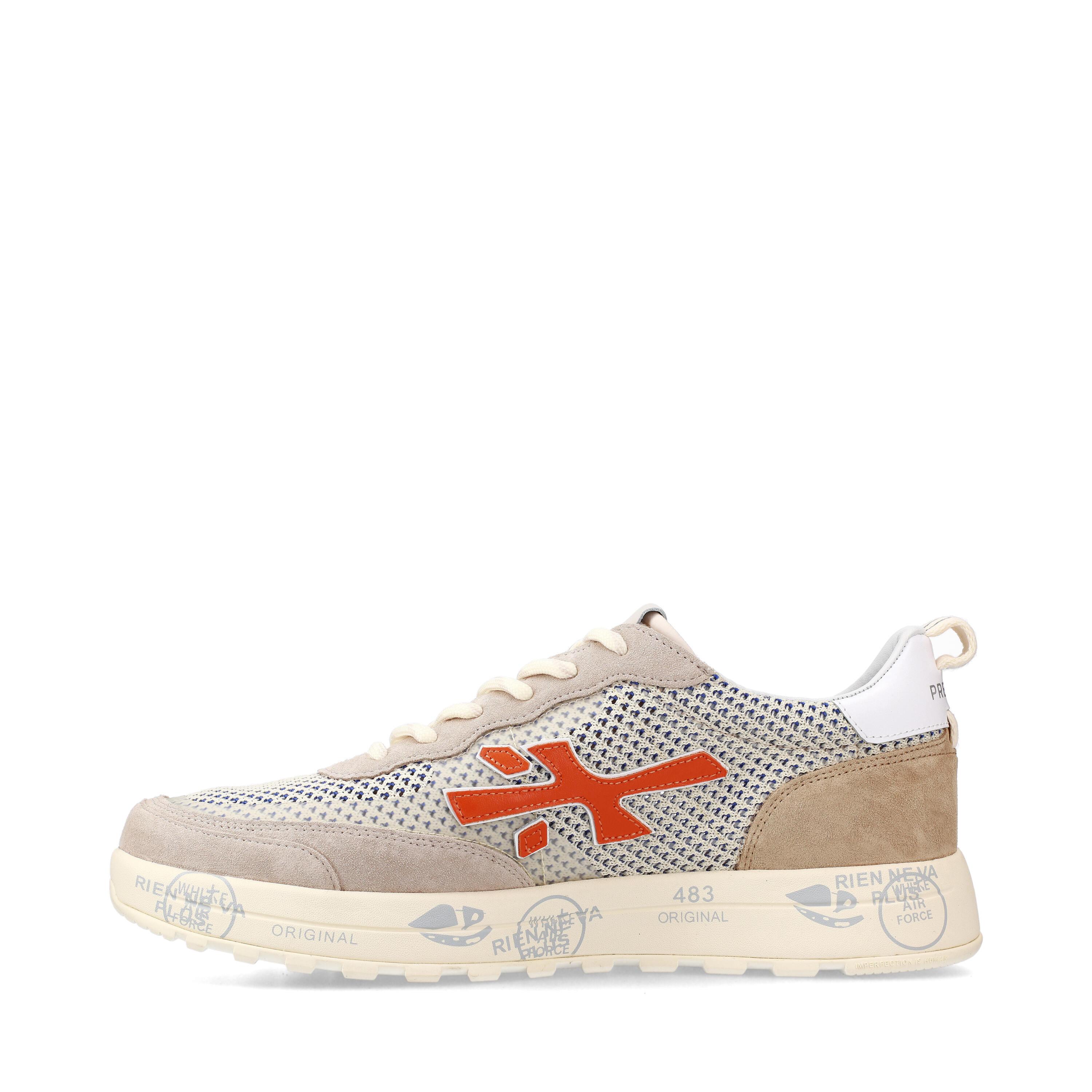 スニーカー PREMIATA Men Sneakers LUCY7257 Red Premiata Lucy Red Leather Blend Sneakers - Red - Men | LUCY7257