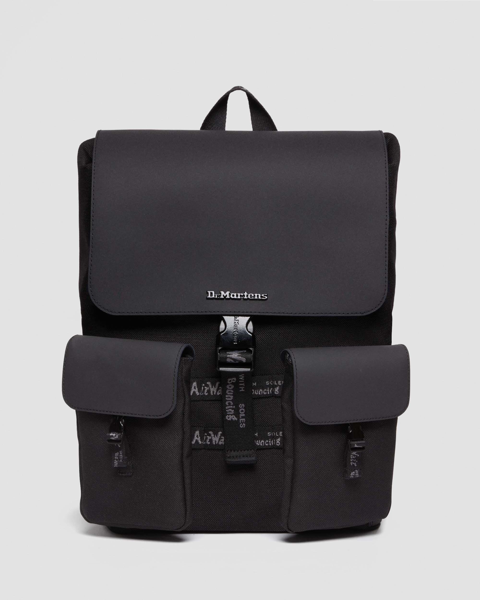 Dr. Martens Rubberised Kiev Leather Backpack in Black | Lyst