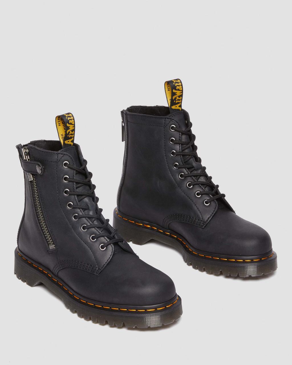 Dr. Martens 1460 Alternative Full Grain Leather Lace Up Boots in Black |  Lyst