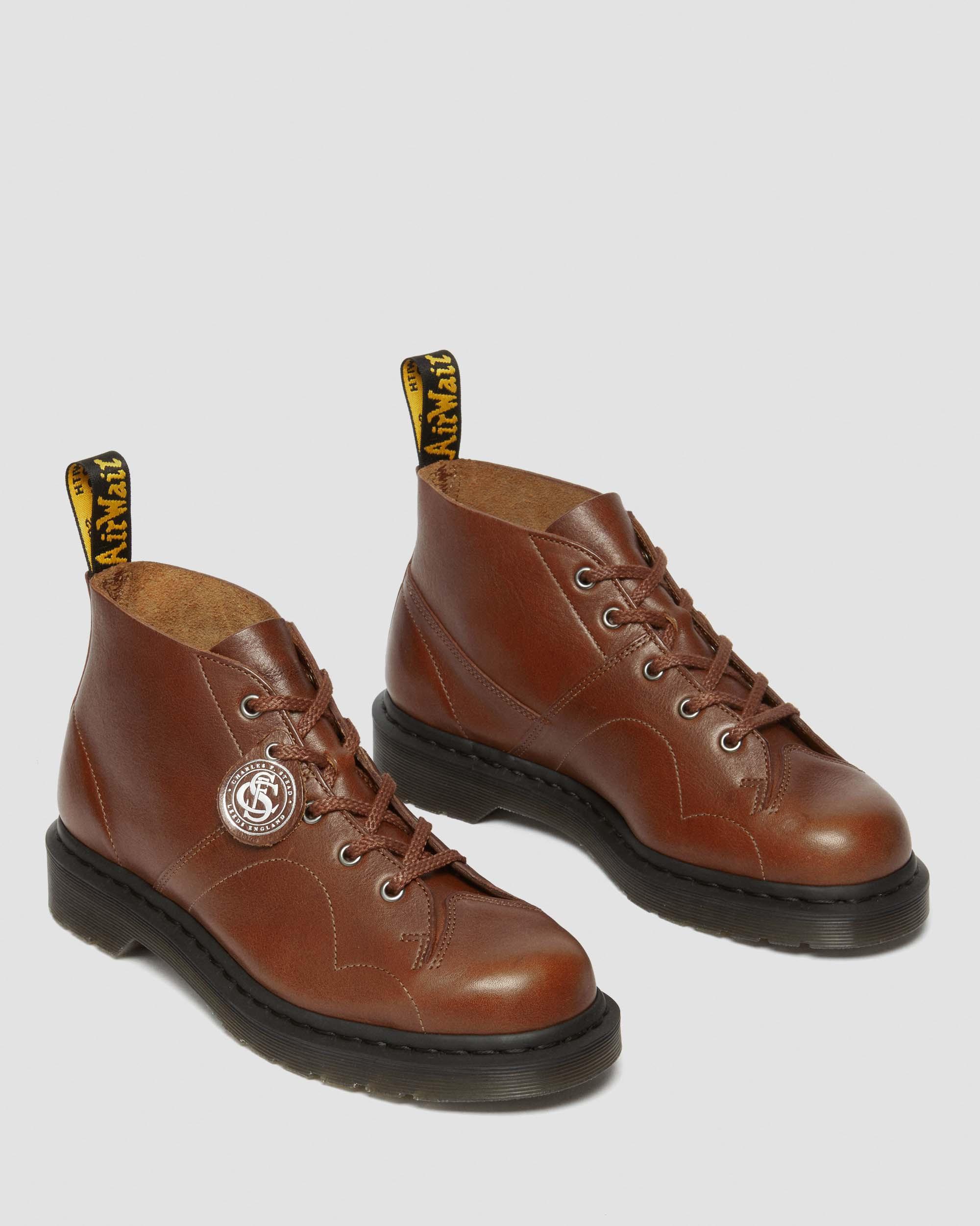 Dr. Martens Church Buckingham Leather Monkey Boots in Brown for Men Lyst