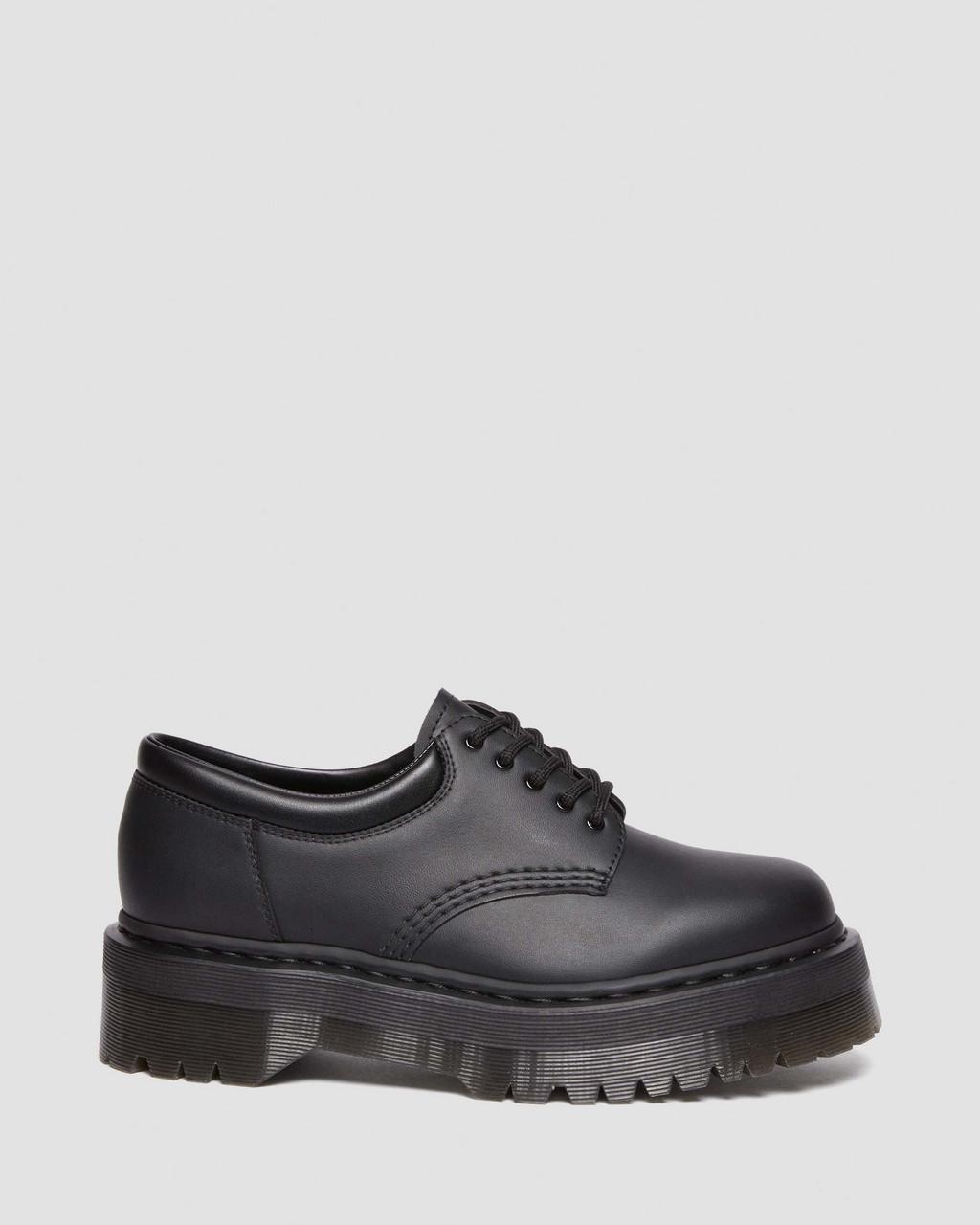Dr. Martens Vegan 8053 Quad Mono Leather Shoes in Black for Men Lyst