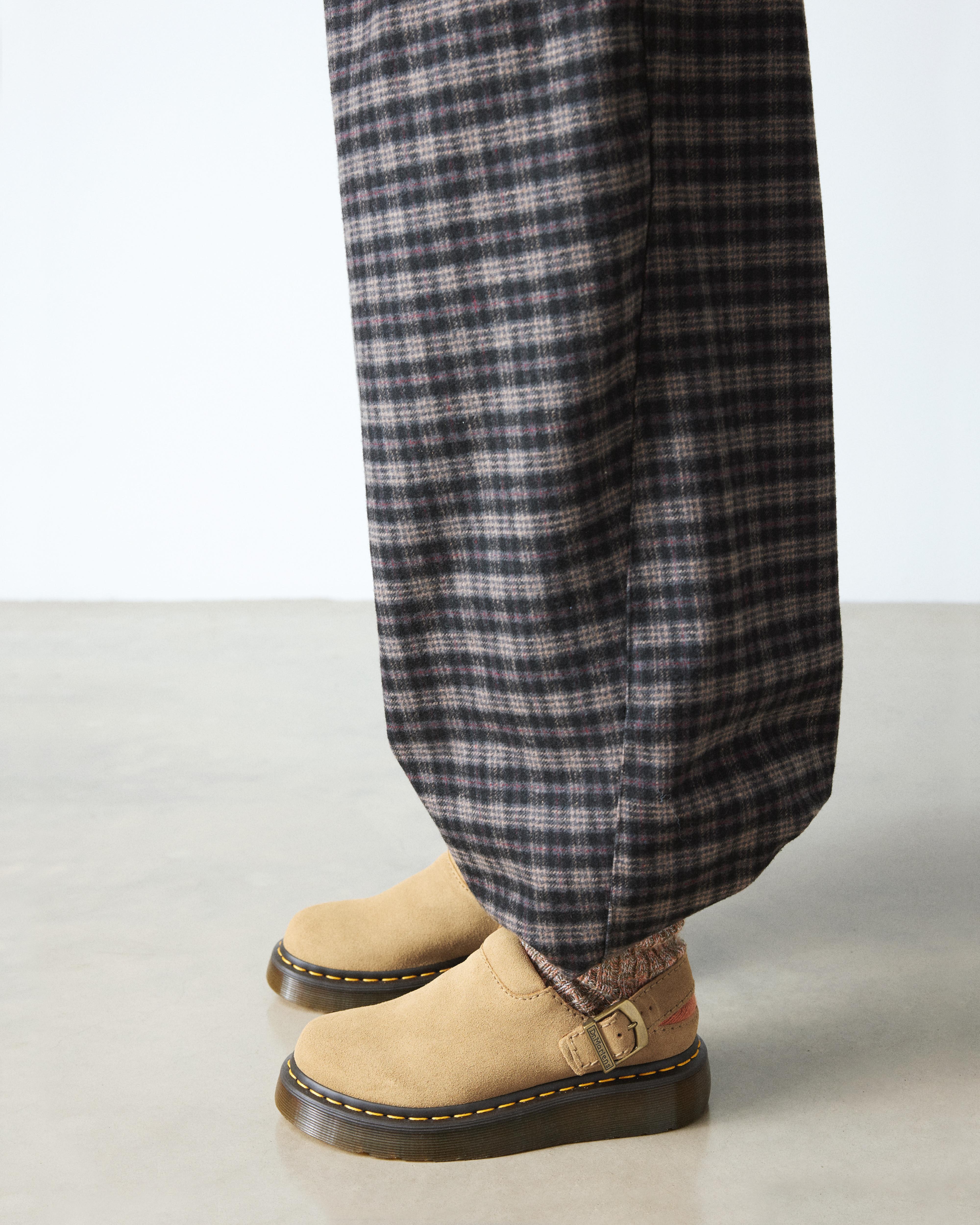 Dr Martens★LAKETEN MULES★兼用★BRONX SUEDE PLATFORM Laketen Bronx Suede Platform Mules in Tan | Dr. Martens