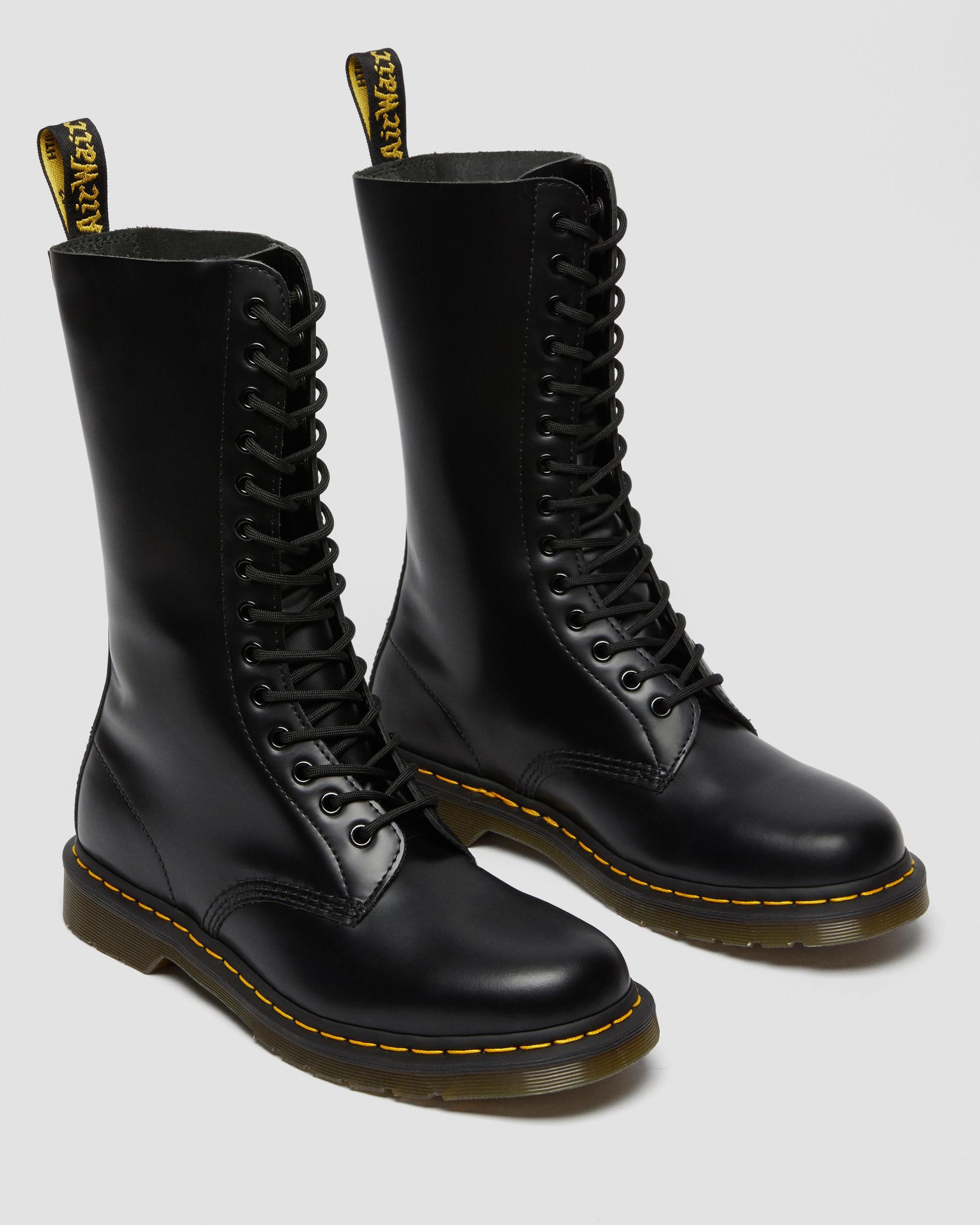 Dr. Martens Leather 1914 High Boots Black Smooth for Men - Save 35% | Lyst