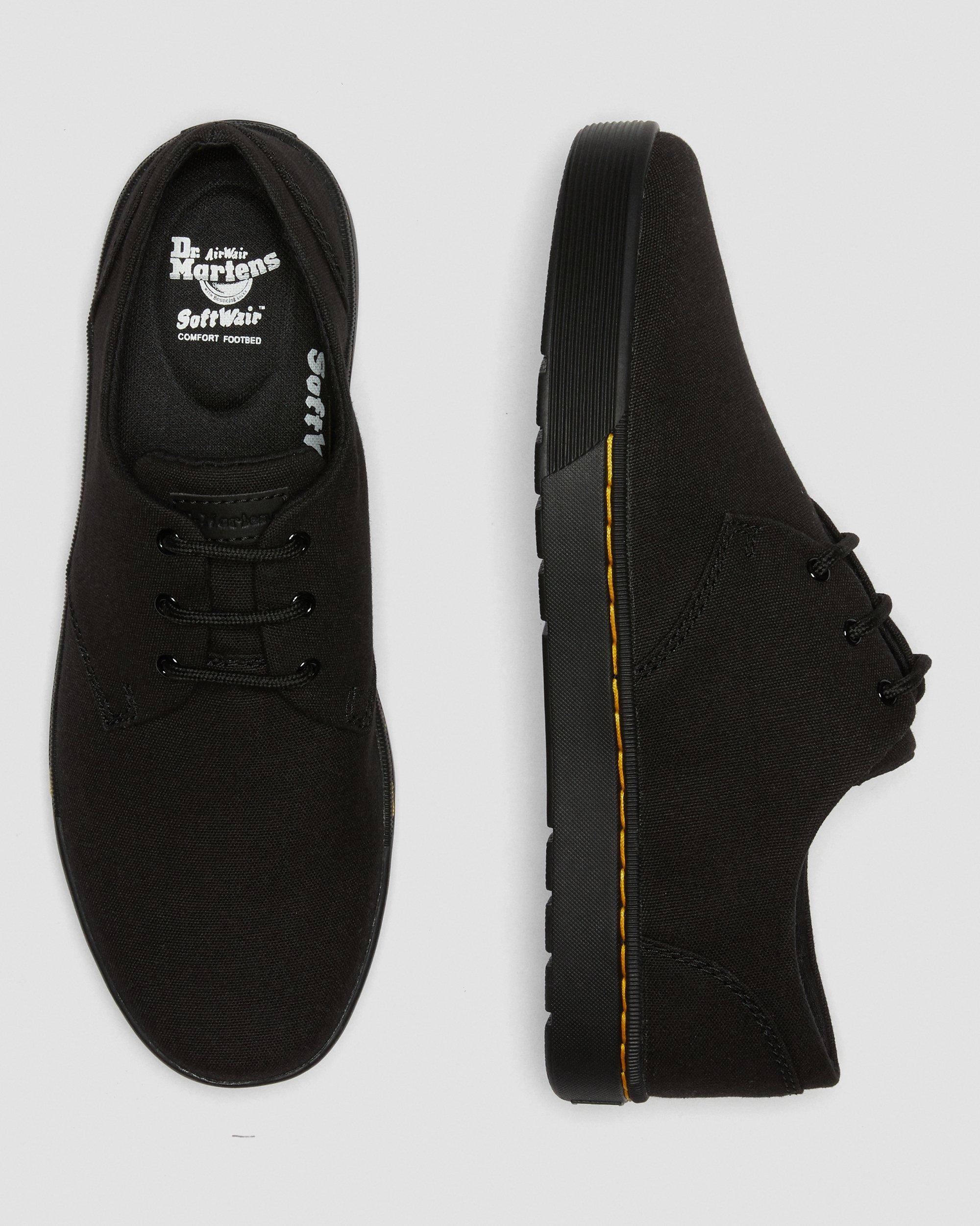 Dr. Martens Cairo Low Canvas Shoes in Black for Men | Lyst