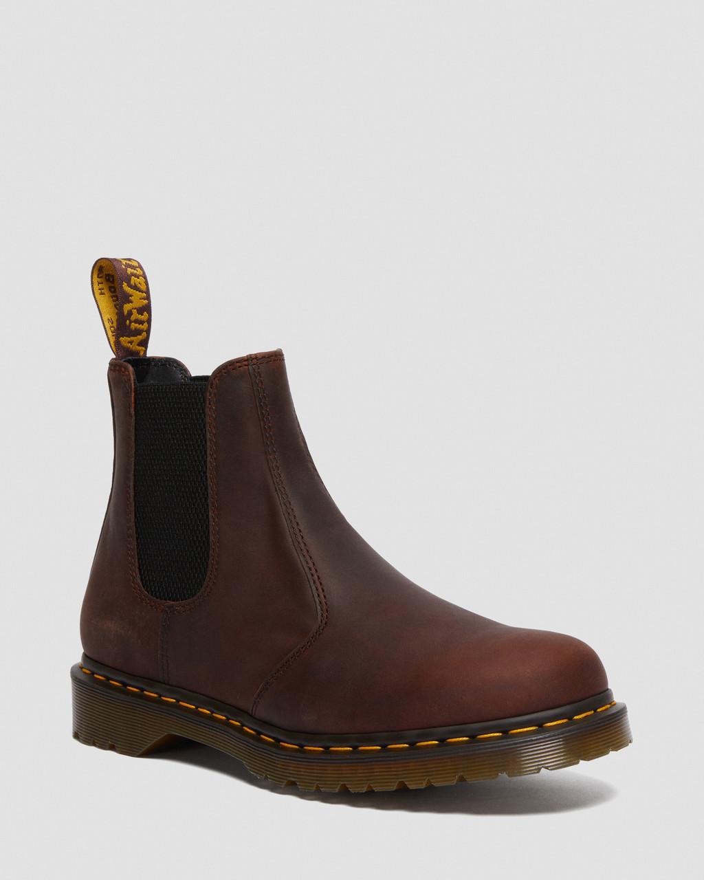 Gym Huddle hjælpe Dr. Martens 2976 Waxed Full Grain Leather Chelsea Boots in Brown | Lyst