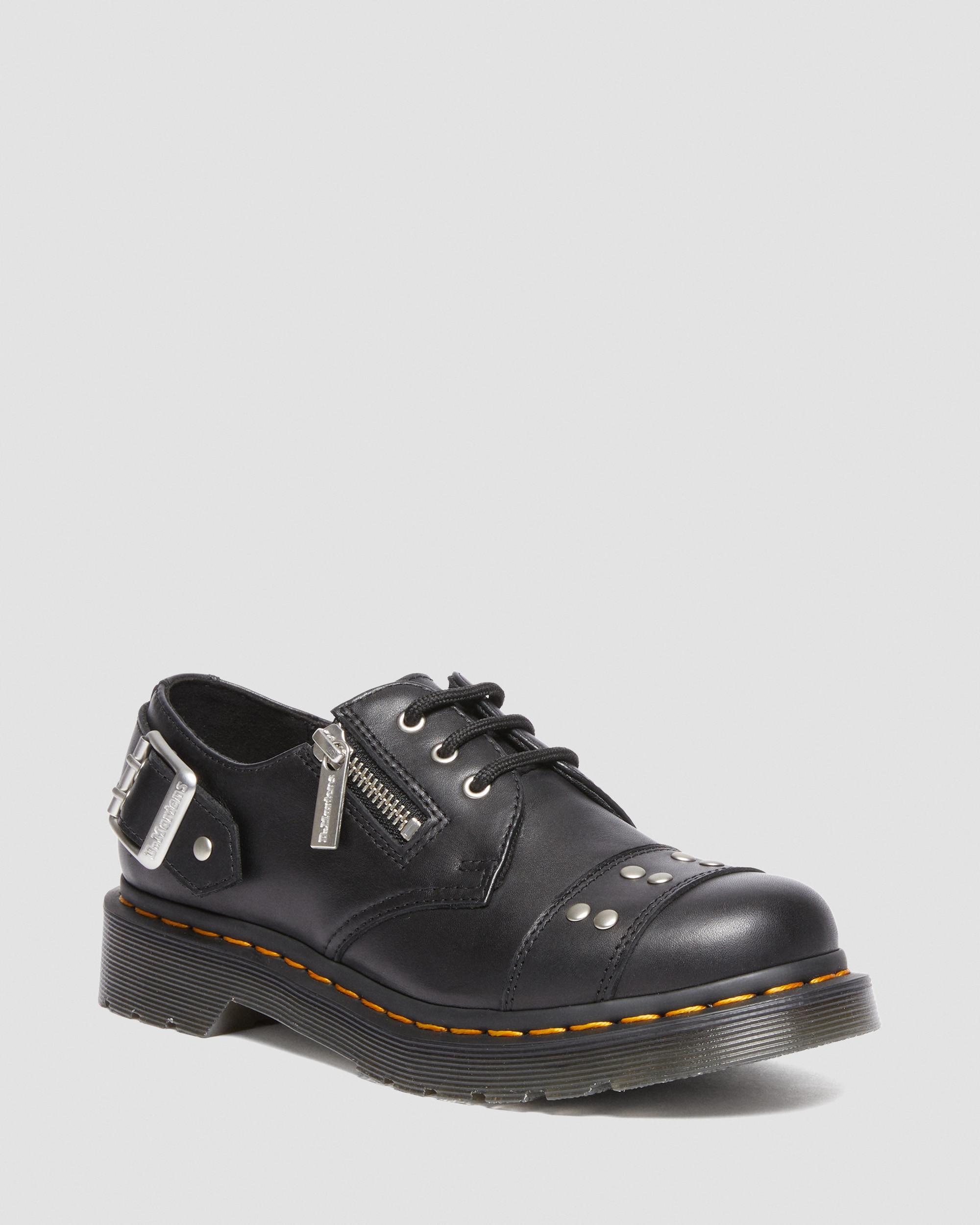 Dr. Martens 1461 Women's Hardware Nappa Leather Oxford Shoes in Black ...