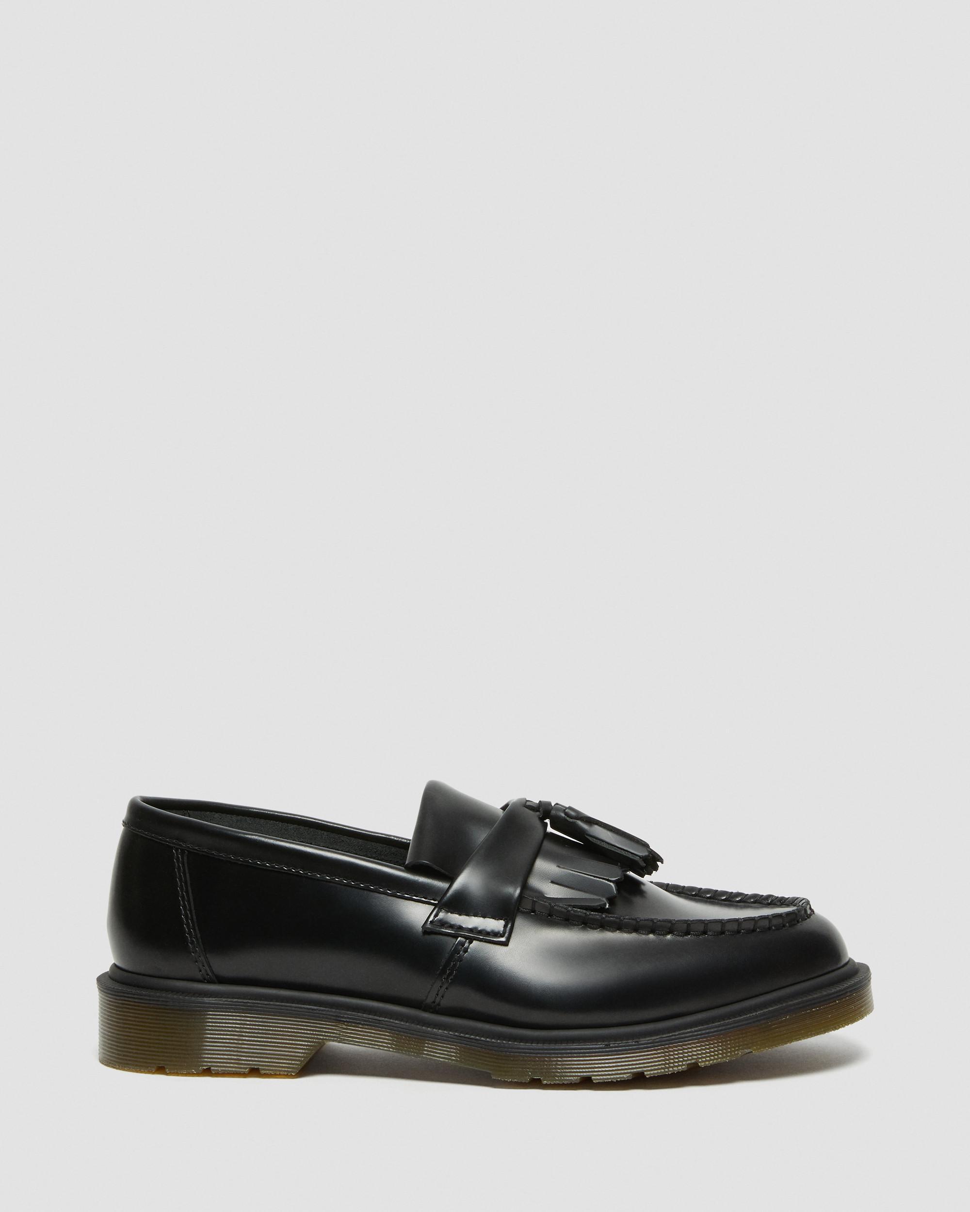 Dr. Martens Adrian Smooth Leather Tassel Loafers in Black | Lyst