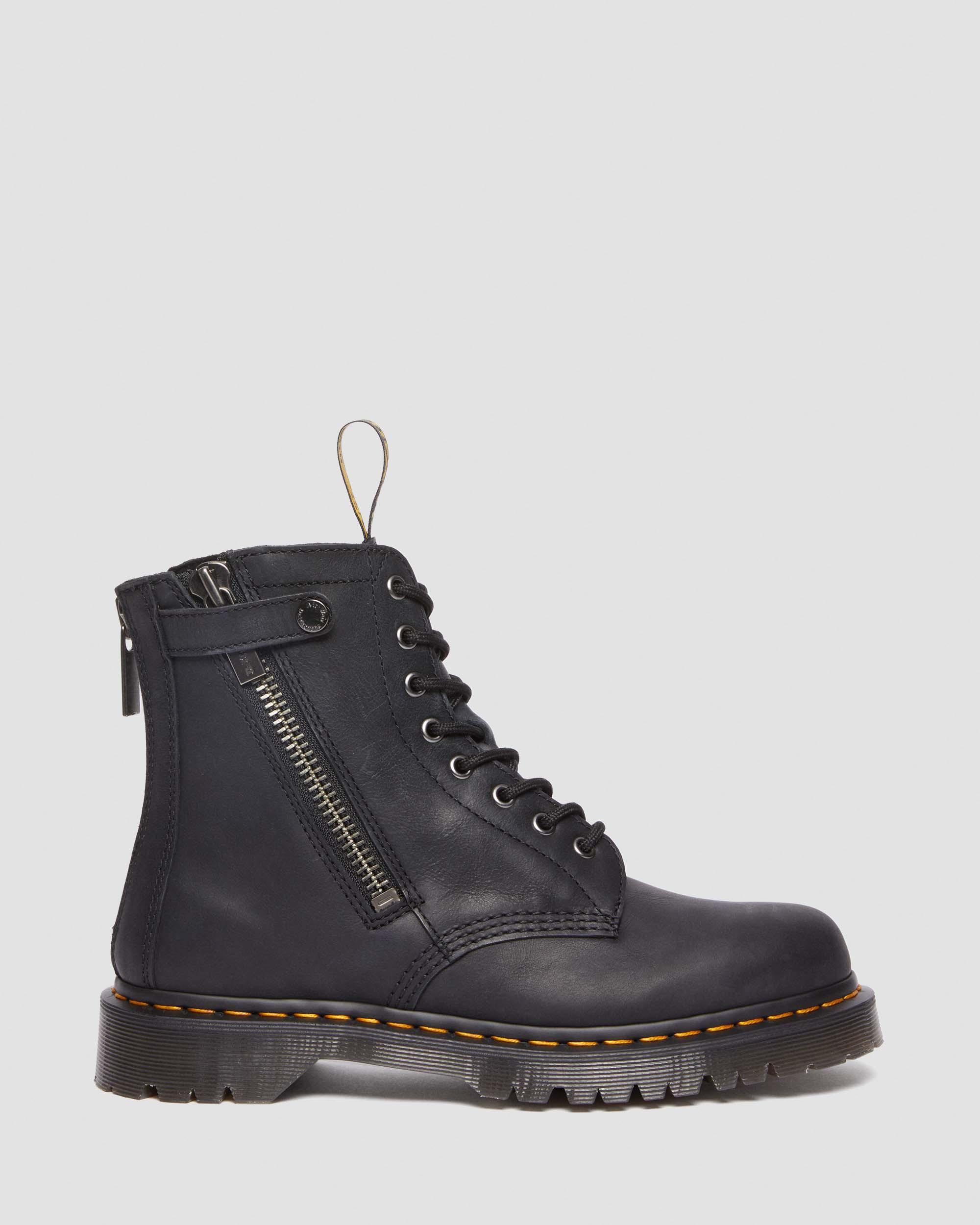 Dr. Martens 1460 Alternative Full Grain Leather Lace Up Boots in Black |  Lyst UK