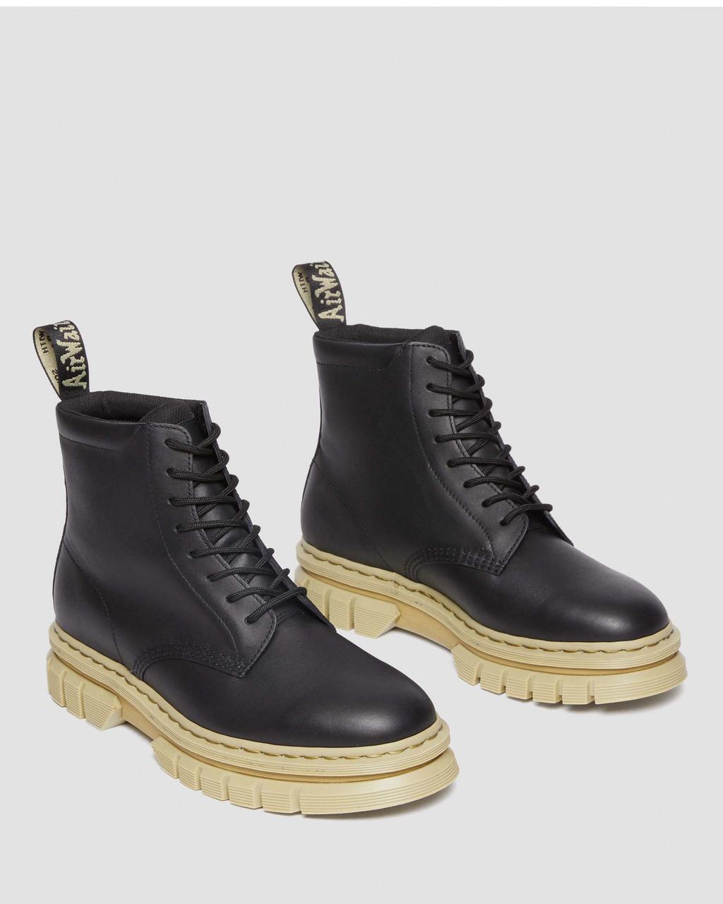 Dr. Martens Rikard Contrast Sole Platform Lace Up Boots in Black for Men |  Lyst