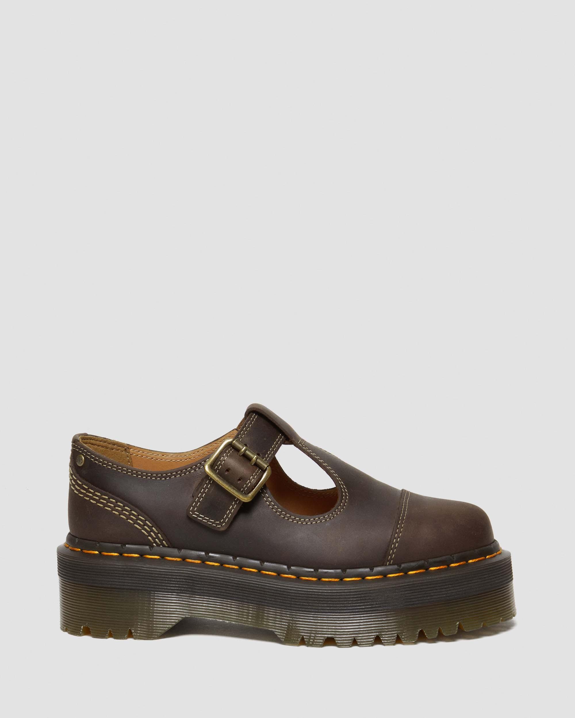 Dr. Martens Bethan Arc Crazy Horse Leather Platform Mary Jane