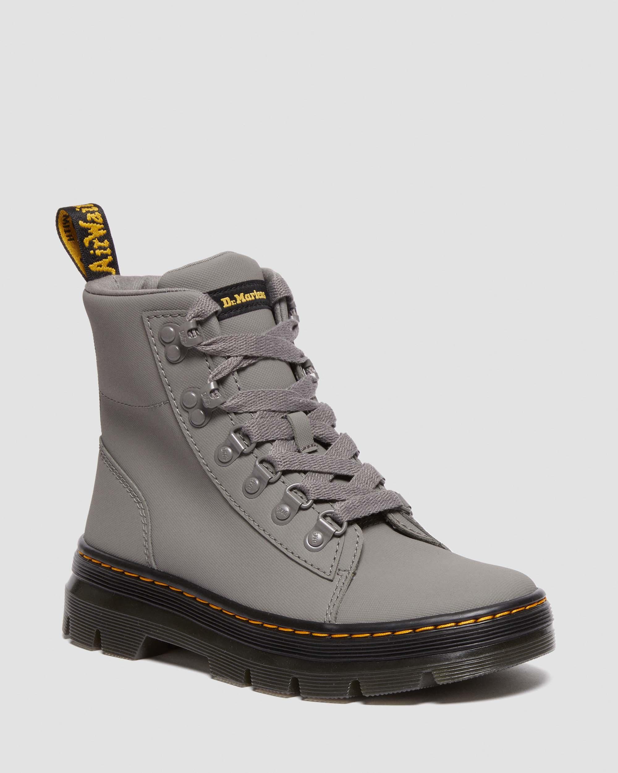 Dr. Martens Combs Ajax Leather Casual Boots in Gray | Lyst
