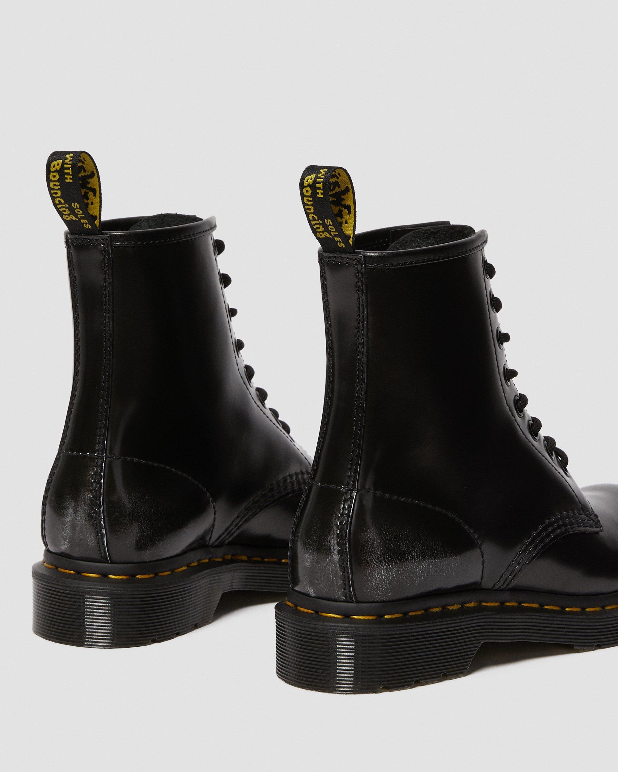 Dr. Martens 1460 Women's Arcadia Leather Lace Up Boots in Black | Lyst