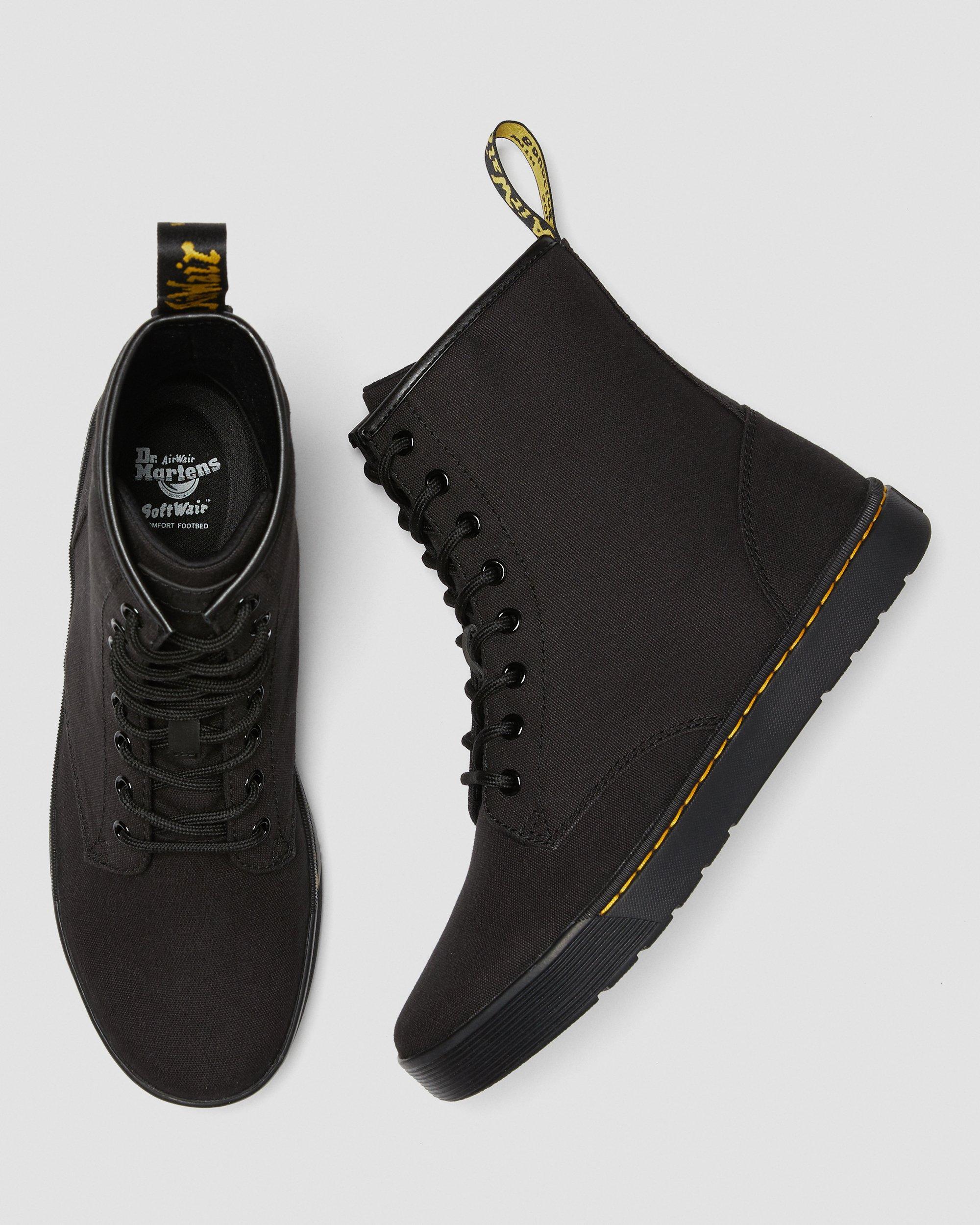 cairo canvas lace up boots