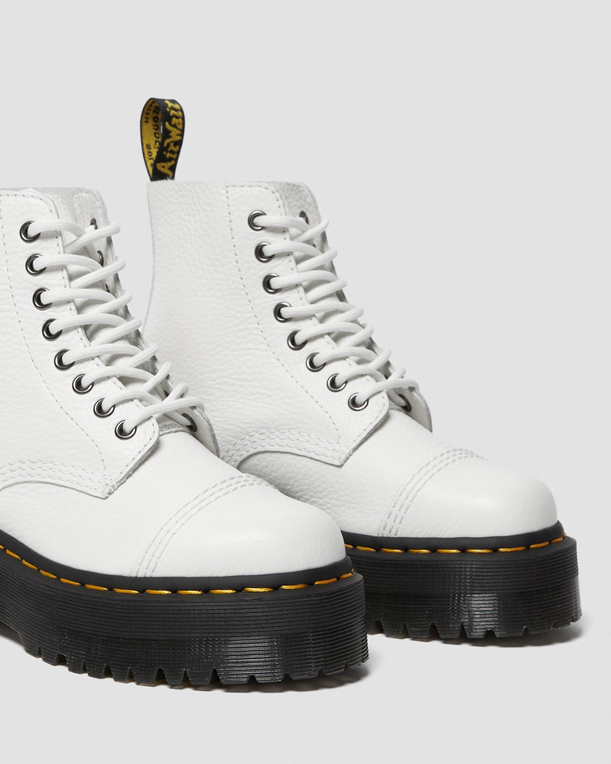 Dr. Martens Leather Sinclair Platform in White - Save 47% - Lyst