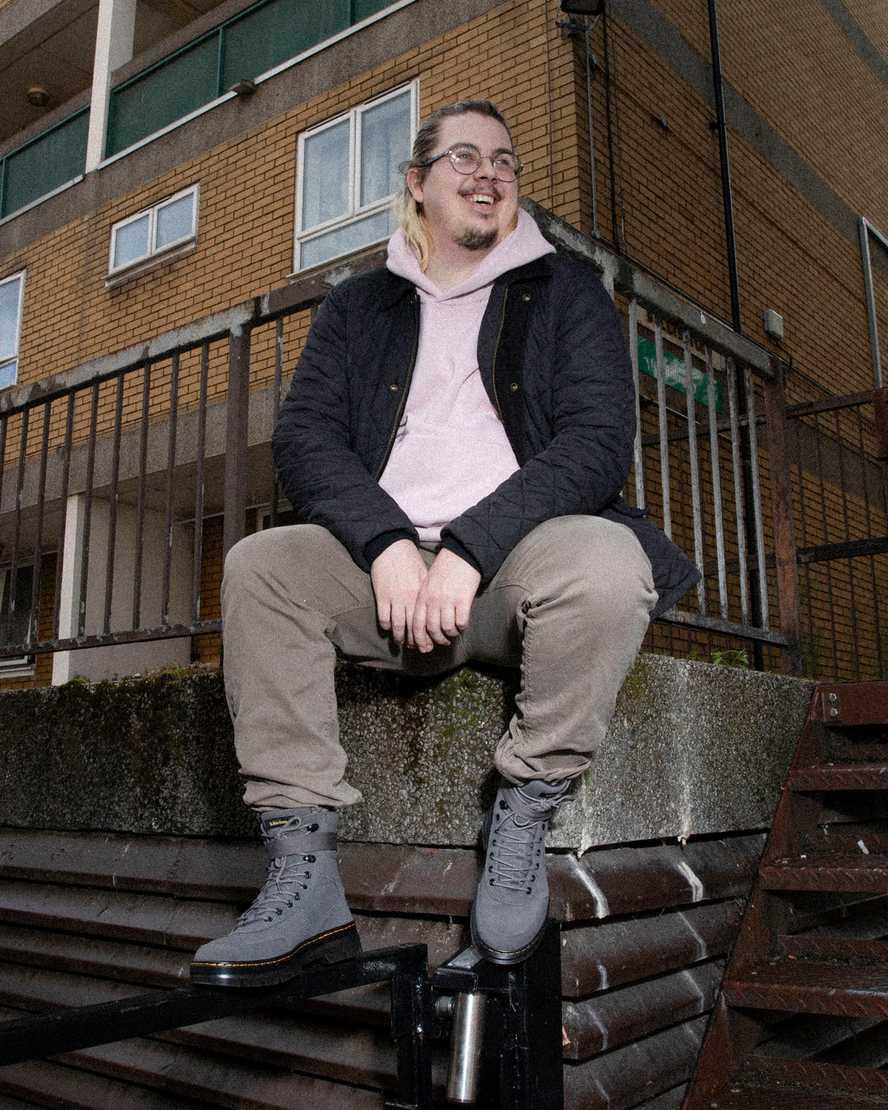 Wearing Doc Marten Combs Boot Martens Combs Tech Canvas Suede