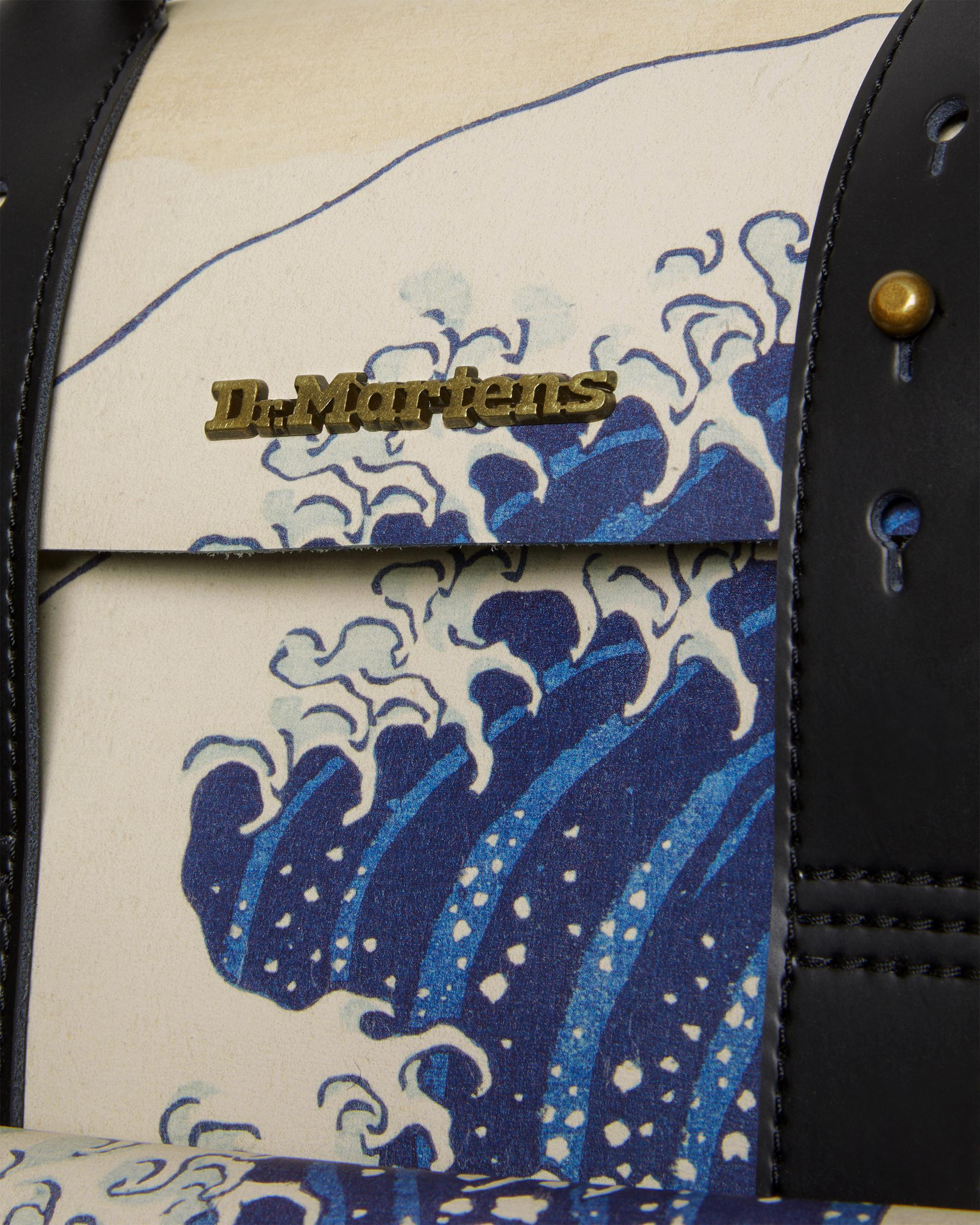 Dr. Martens The met the great wave leder rucksack in Schwarz Lyst DE