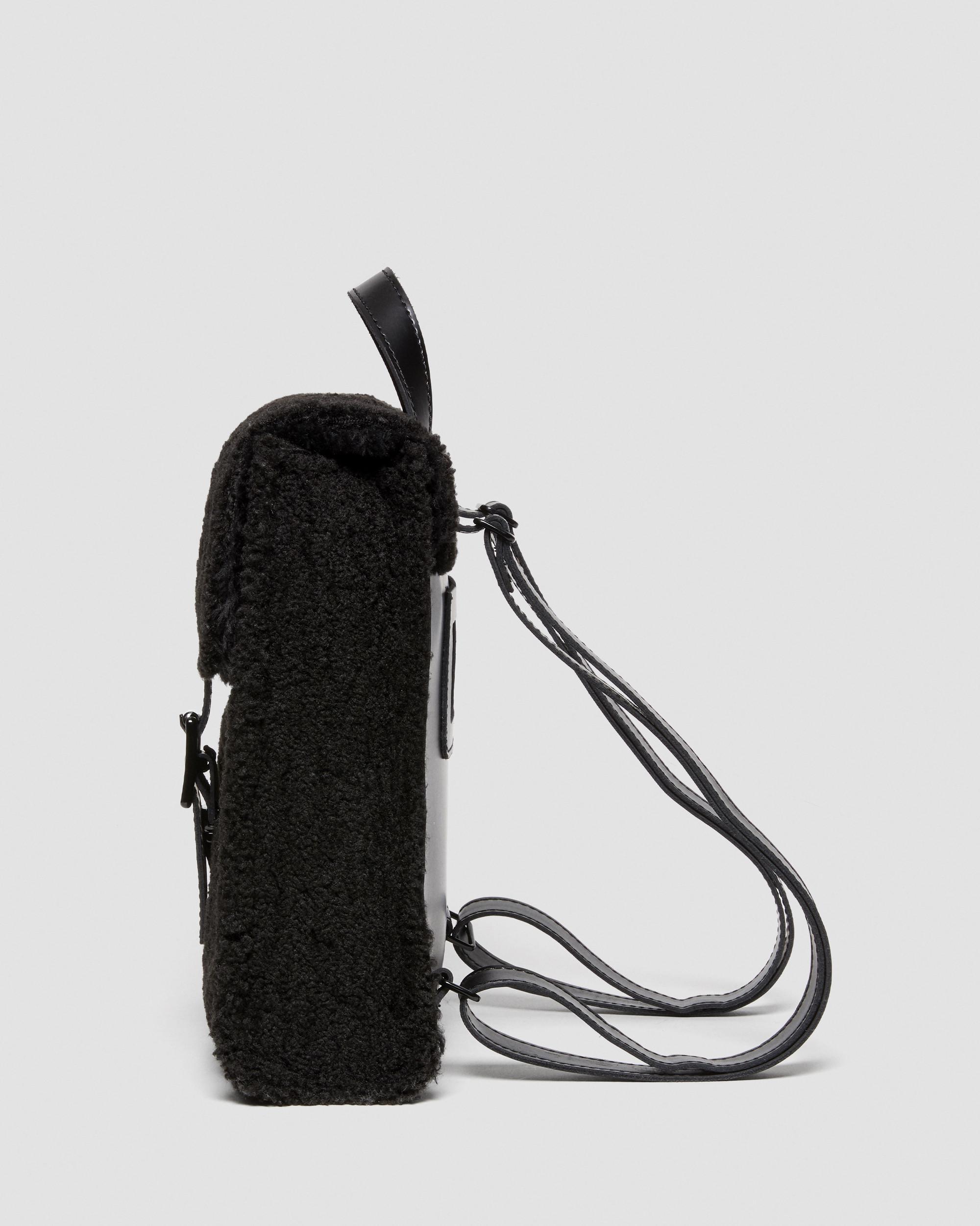 DR. MARTENS MINI FAUX SHEARLING BACKPACK Dr. Martens Leather Kiev Mini Faux Shearling Backpack in  main image 2