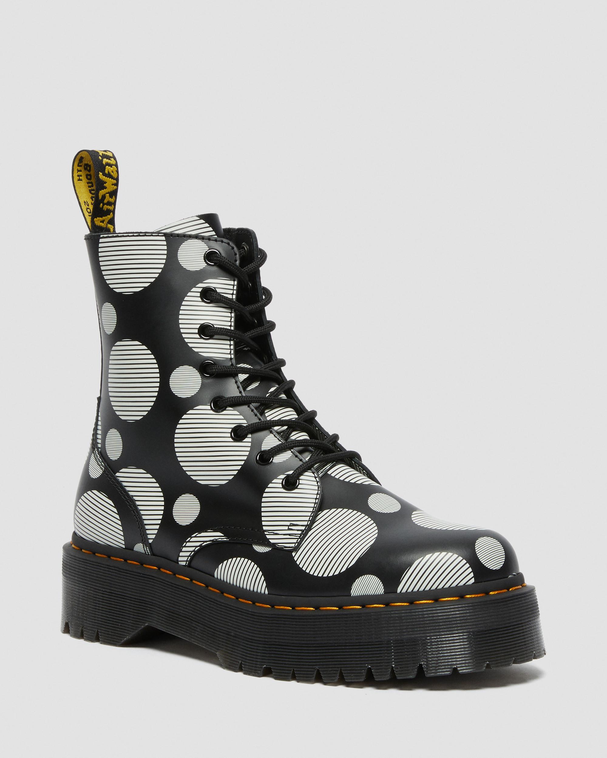 Dr Martens Jadon Black Platform Unisex Boots