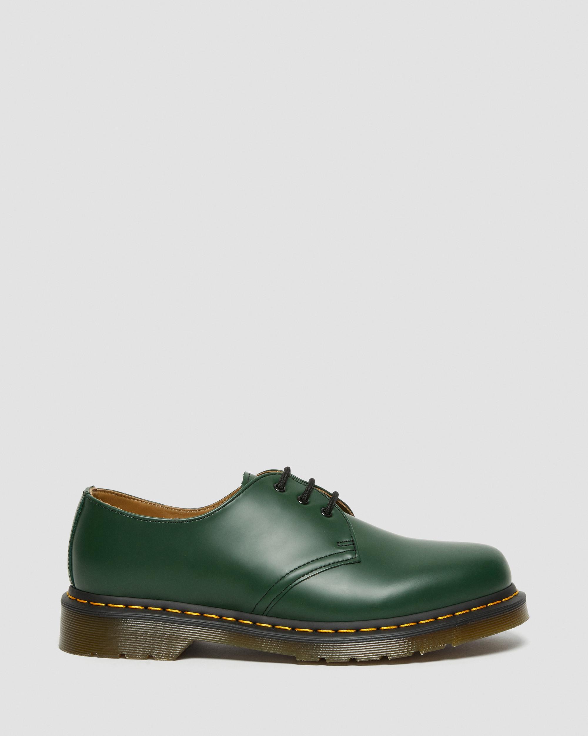Dr. Martens 1461 Smooth Leather Oxford Shoes in Green for Men | Lyst