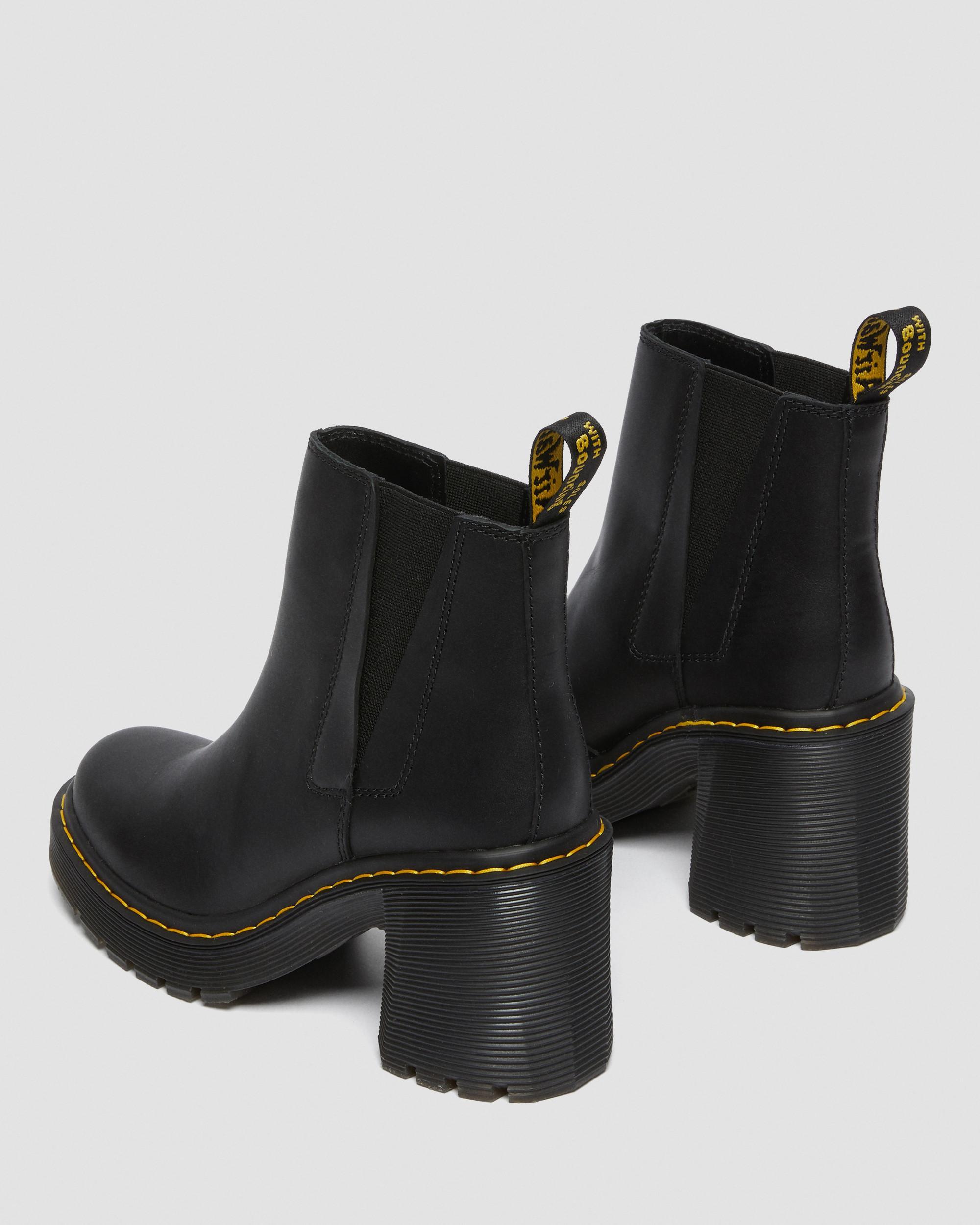 Dr. Martens Spence Leather Flared Heel 
