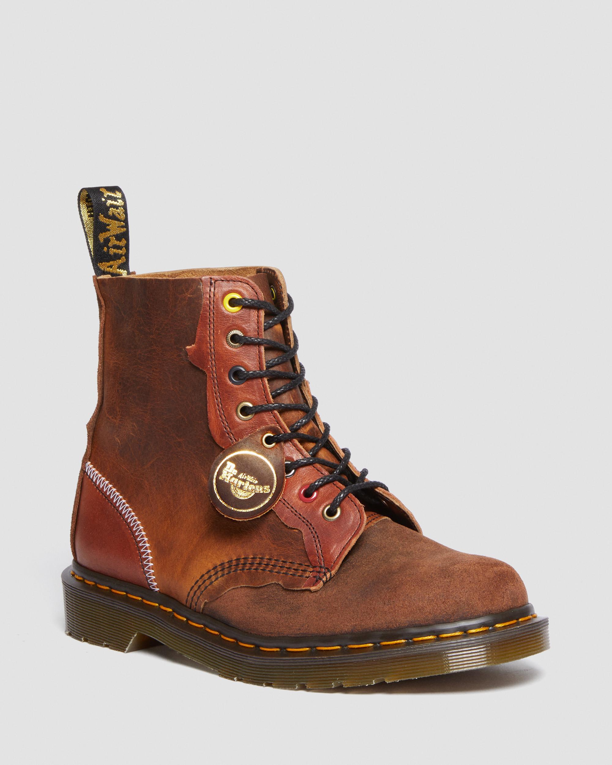 Dr. Martens 1460 Pascal Made In England Deadstock Leather Lace Up Boots in  Brown | Lyst