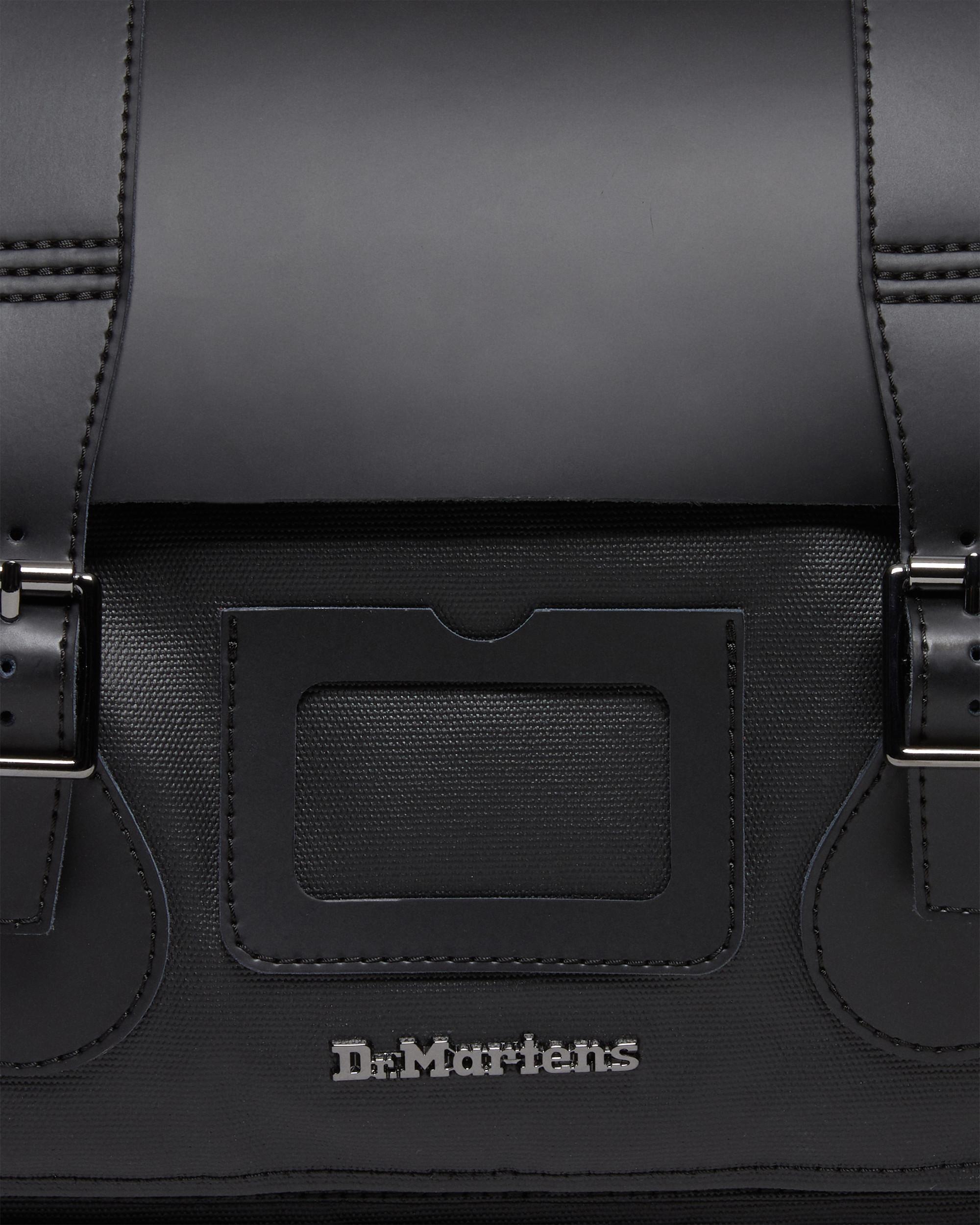 Dr. Martens Kiev Smooth Leather & Canvas Messenger Bag in