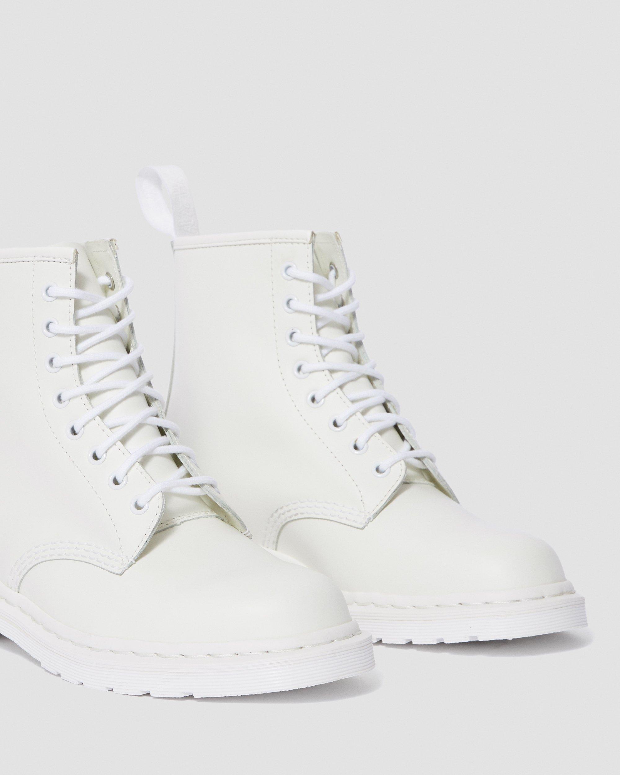 dr martens 1460 mono smooth white