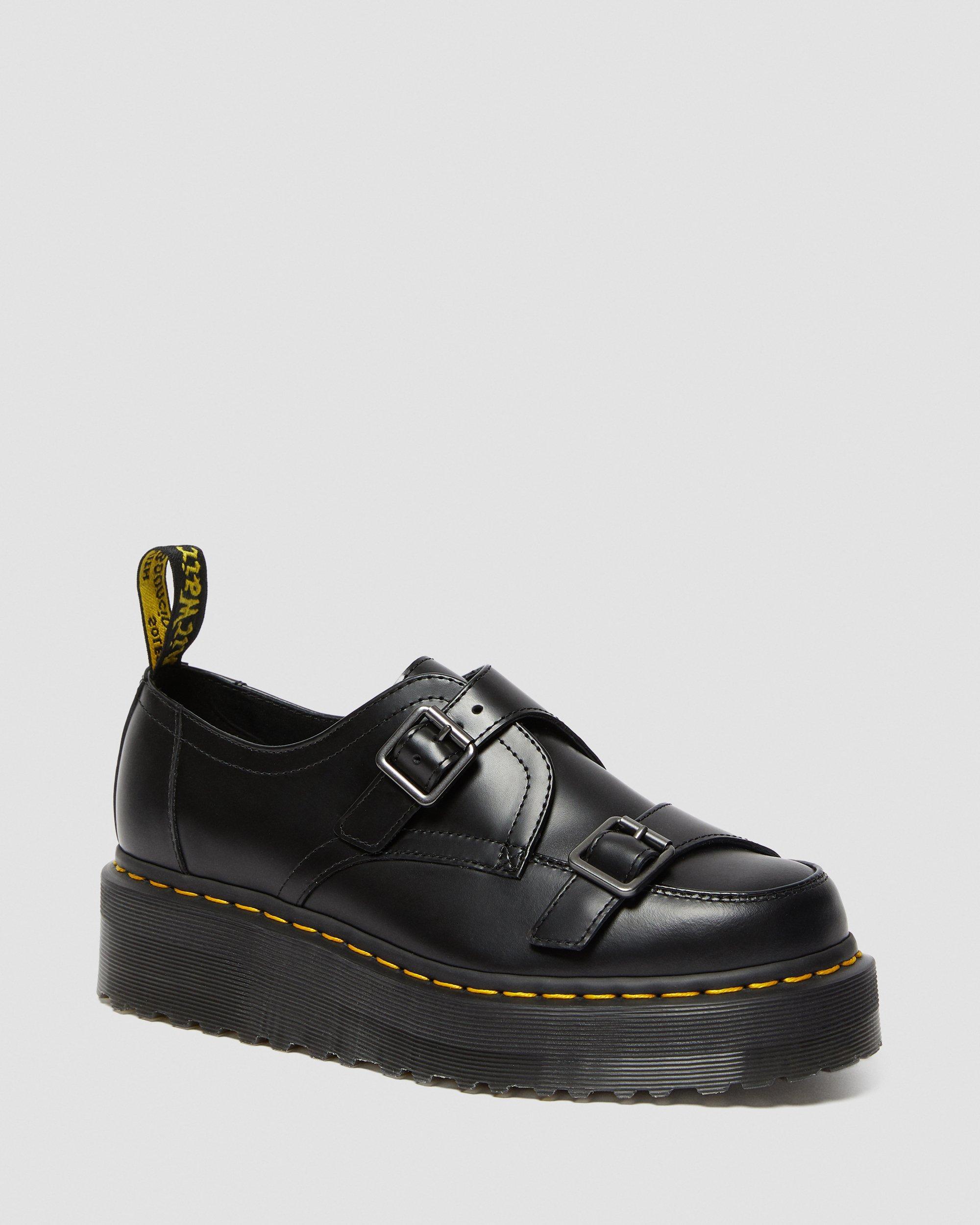 Dr. Martens Sidney Monk Strap Creeper Platform Shoes in Black for Men | Lyst