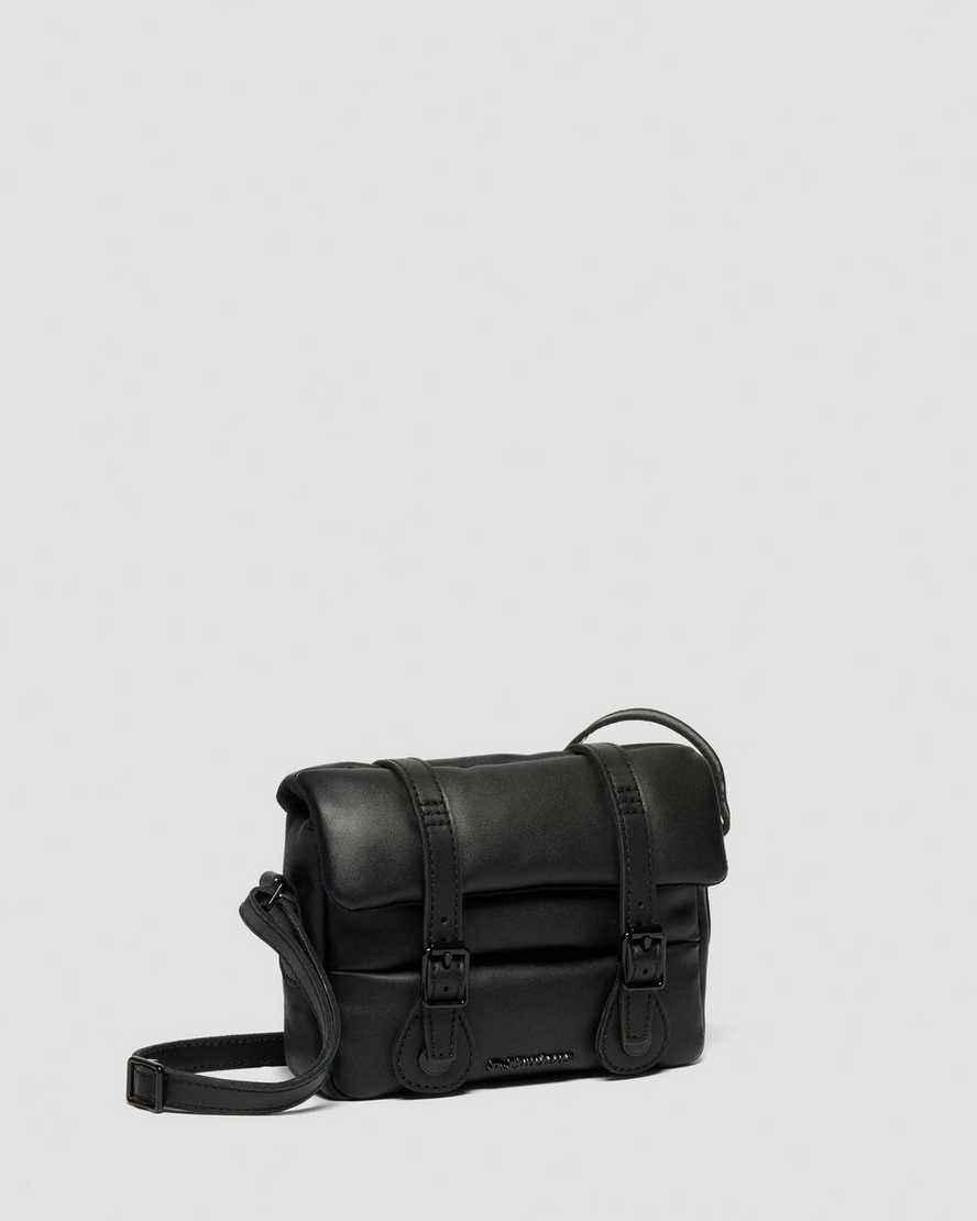 バッグ Dr. Martens 7inch SATCHEL BAG Dr. Martens 7 Inch Padded Leather Satchel in Black | Lyst