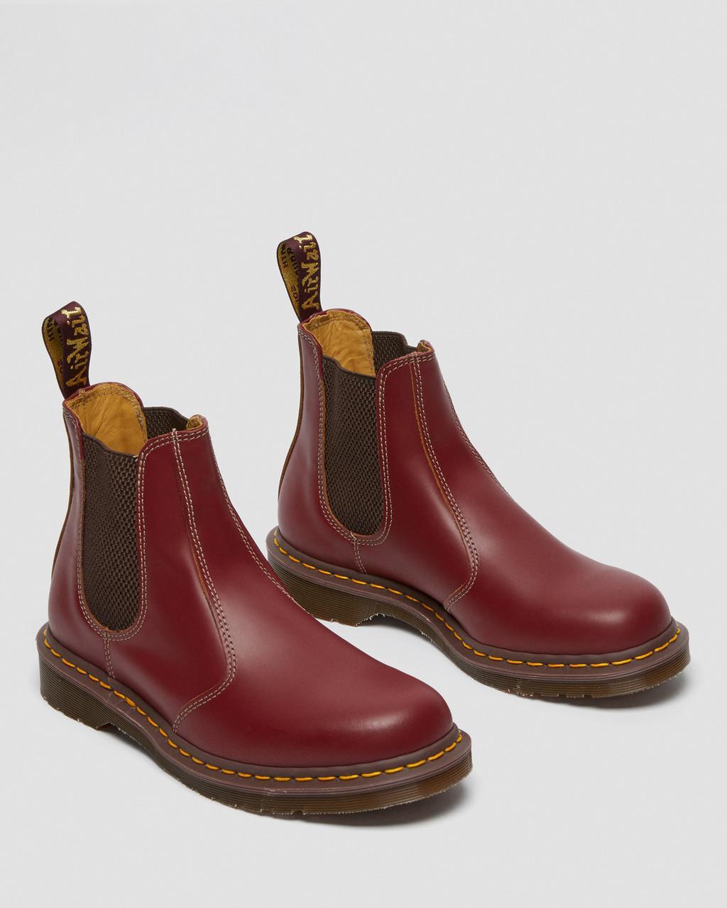 Dr. Martens 2976 Vintage Made In England Chelsea Boots in Red | Lyst