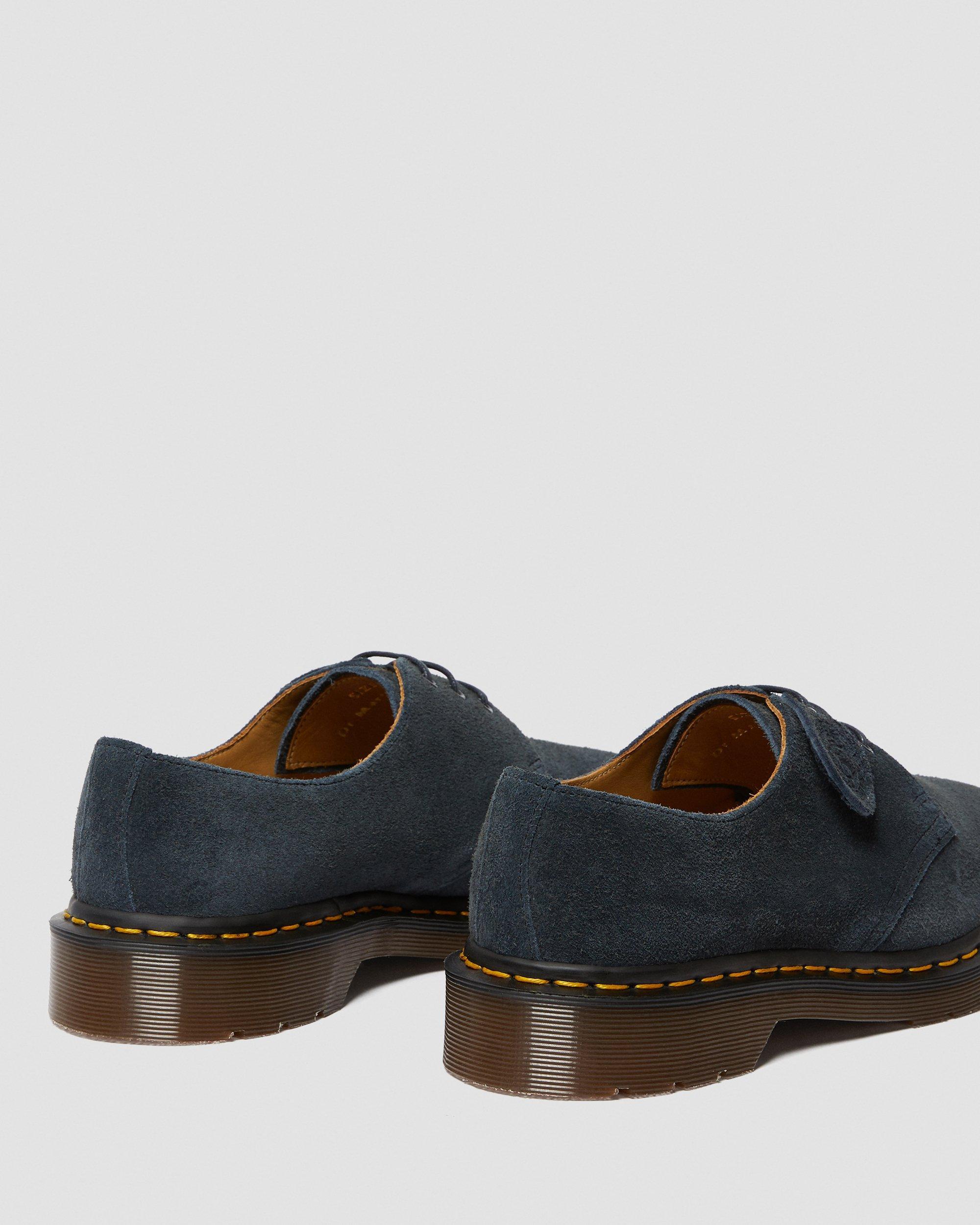 Dr. Martens 1461 Made In England Suede Oxford Shoes in Blue - Lyst