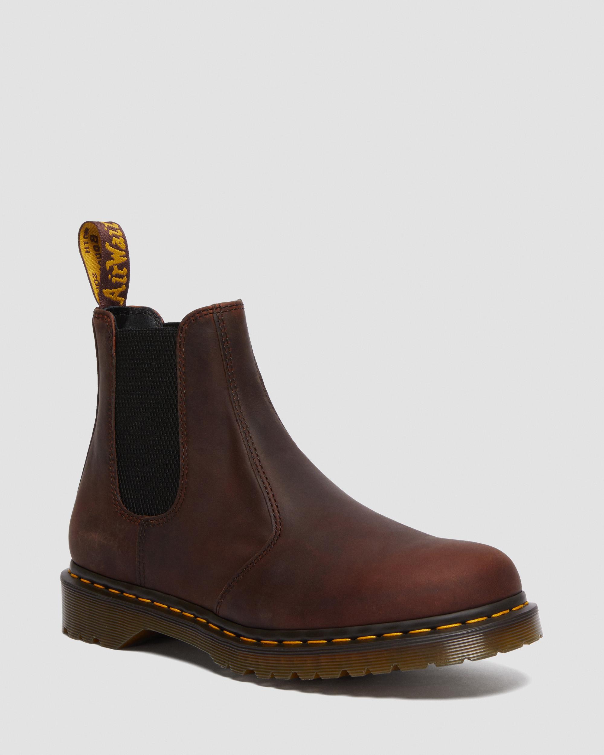 Dr. Martens 2976 Waxed Full Grain Leather Chelsea Boots in Brown Lyst UK