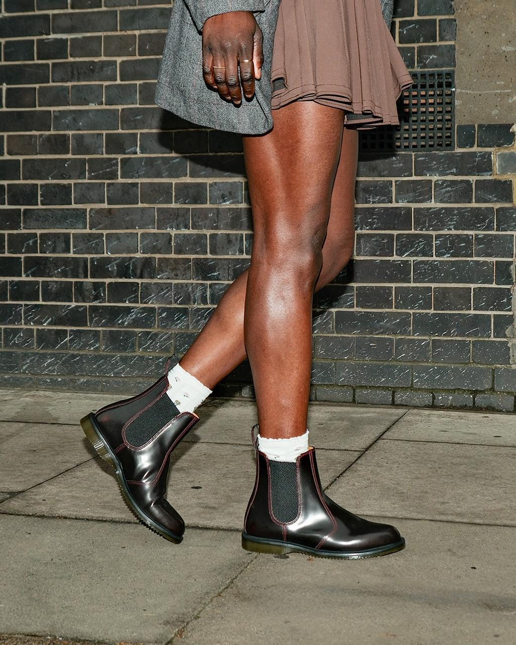 Dr. Martens Flora Arcadia Chelsea Boots in Black Lyst