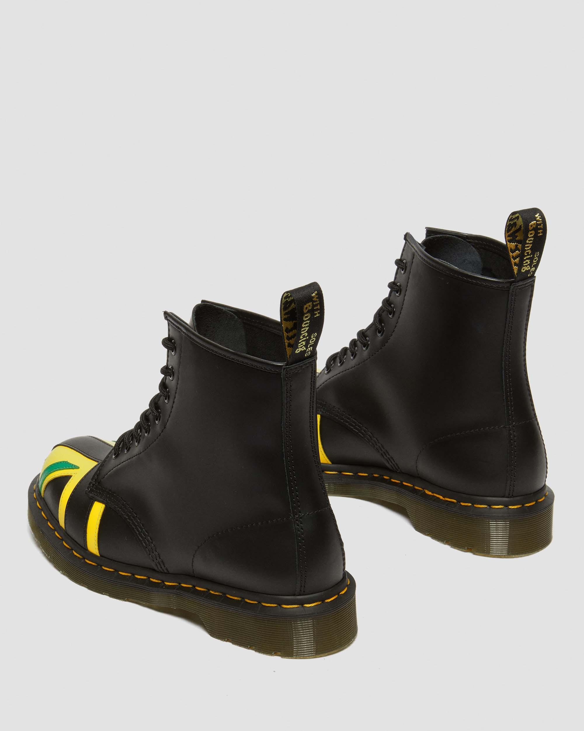 Martens Leather 1460 Denim Tears Union Boots in Black for Men