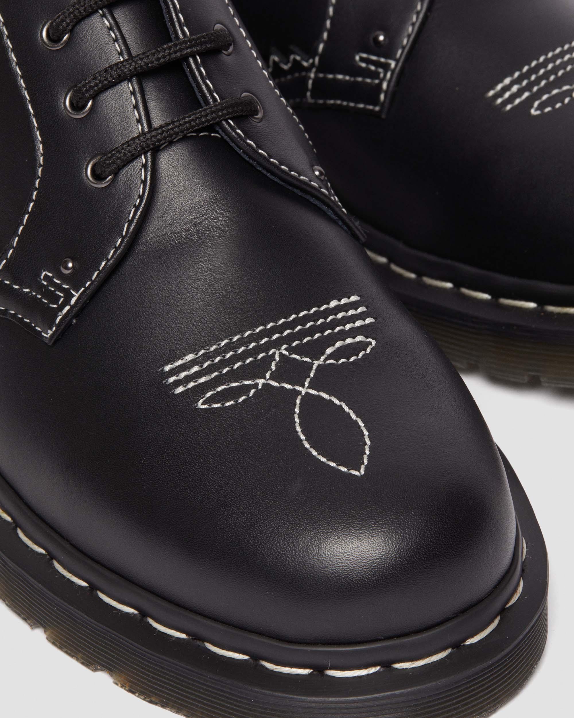 Dr. Martens 1461 Gothic Americana Leather Oxford Shoes in Black | Lyst