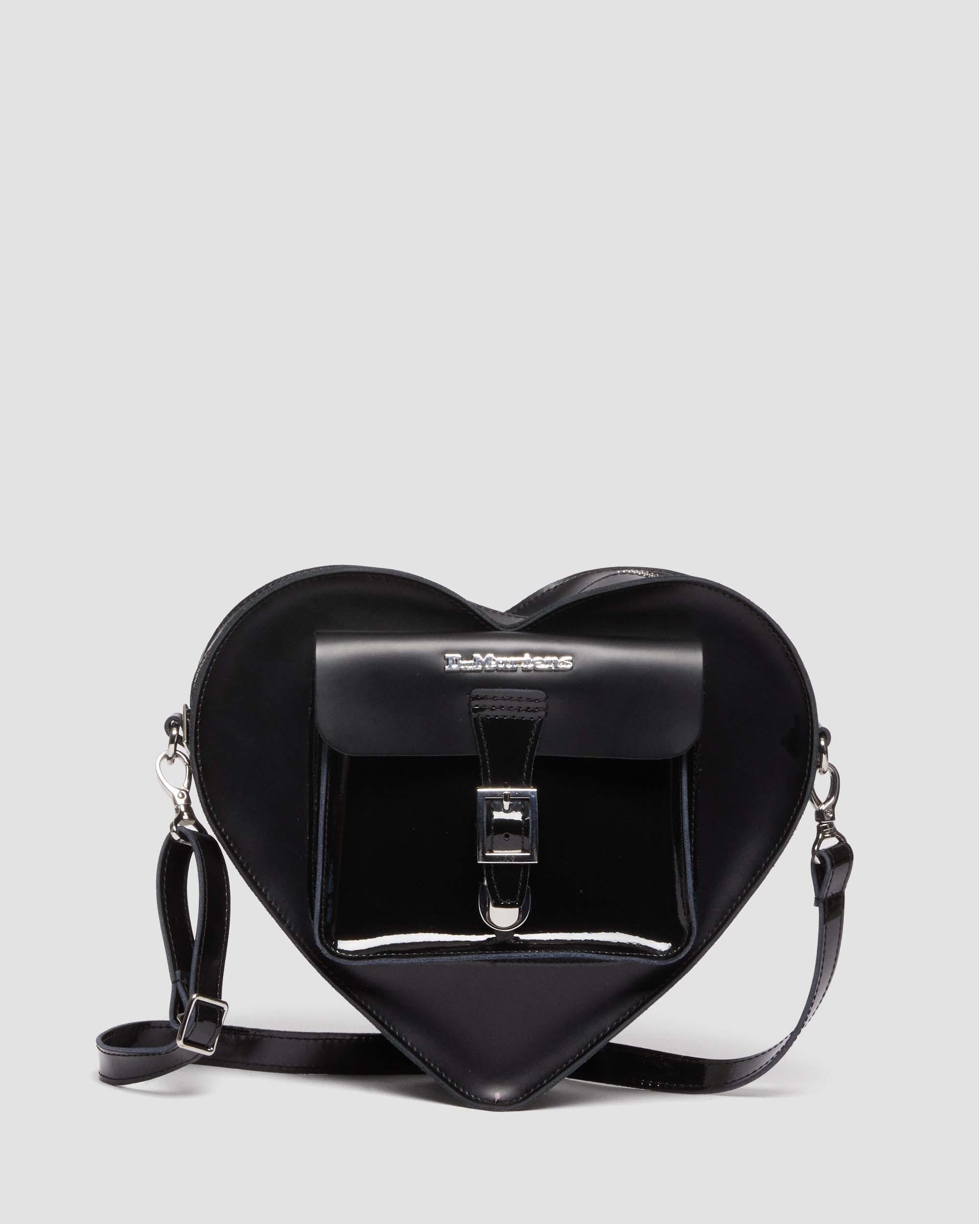 Dr. Martens Leather Heart Shaped Bag in Black | Lyst