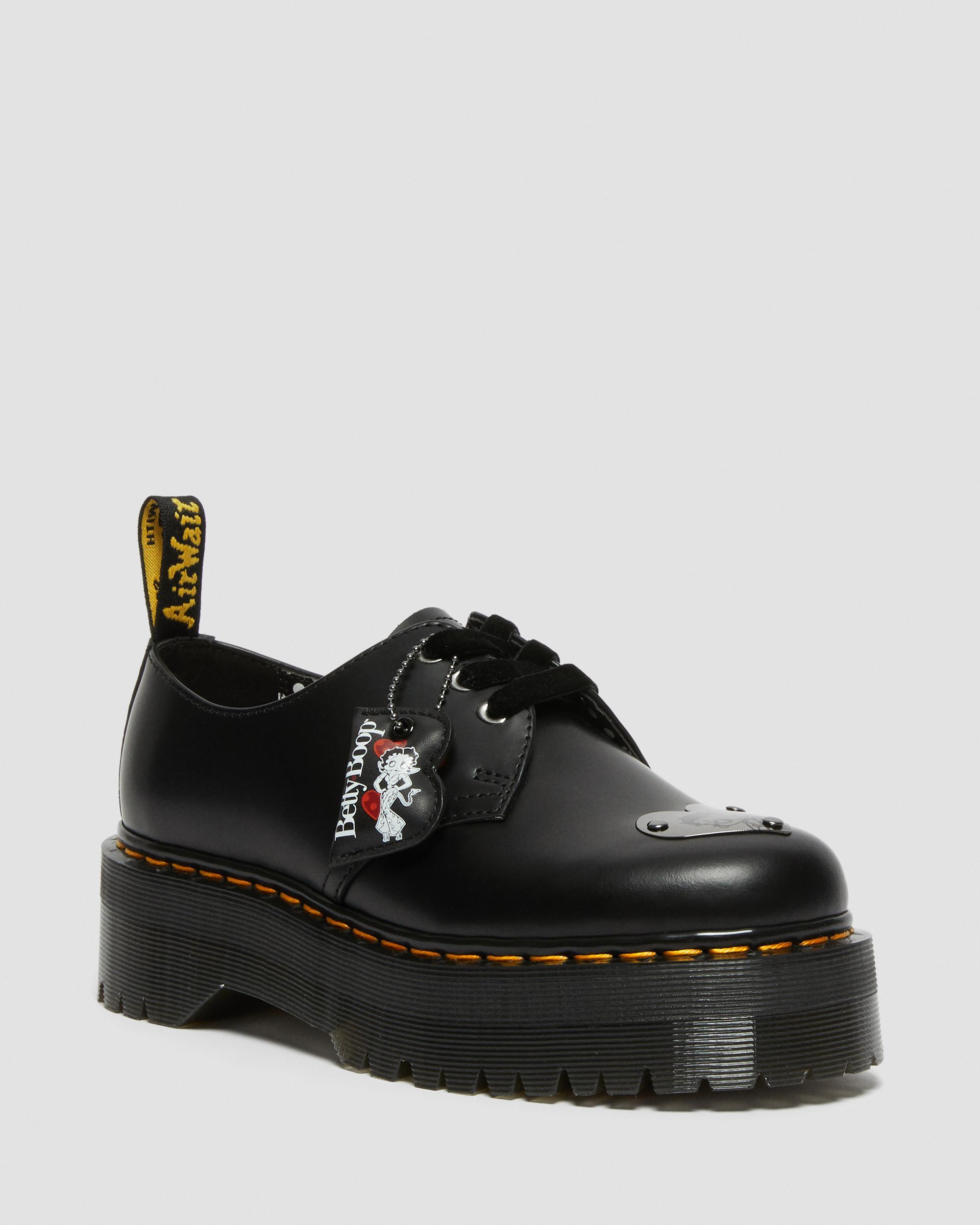 Dr. Martens 1461 Betty Boop Leather Platform Shoes in Black for Men | Lyst