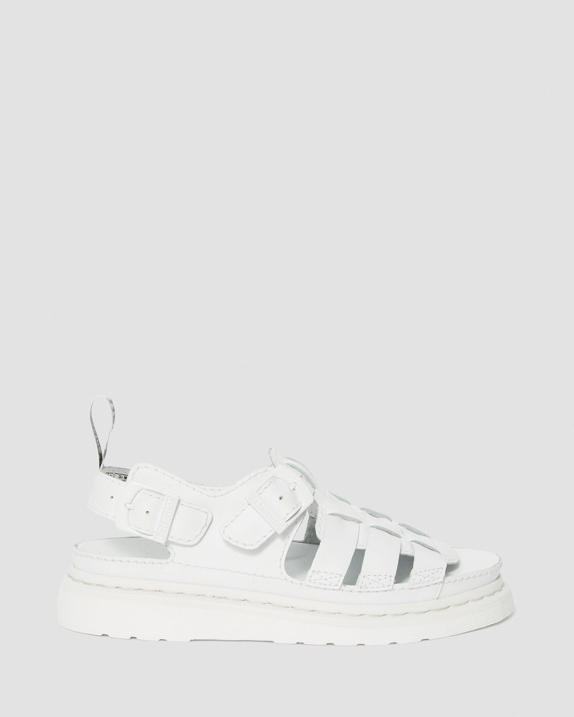 mono leather fisherman sandals