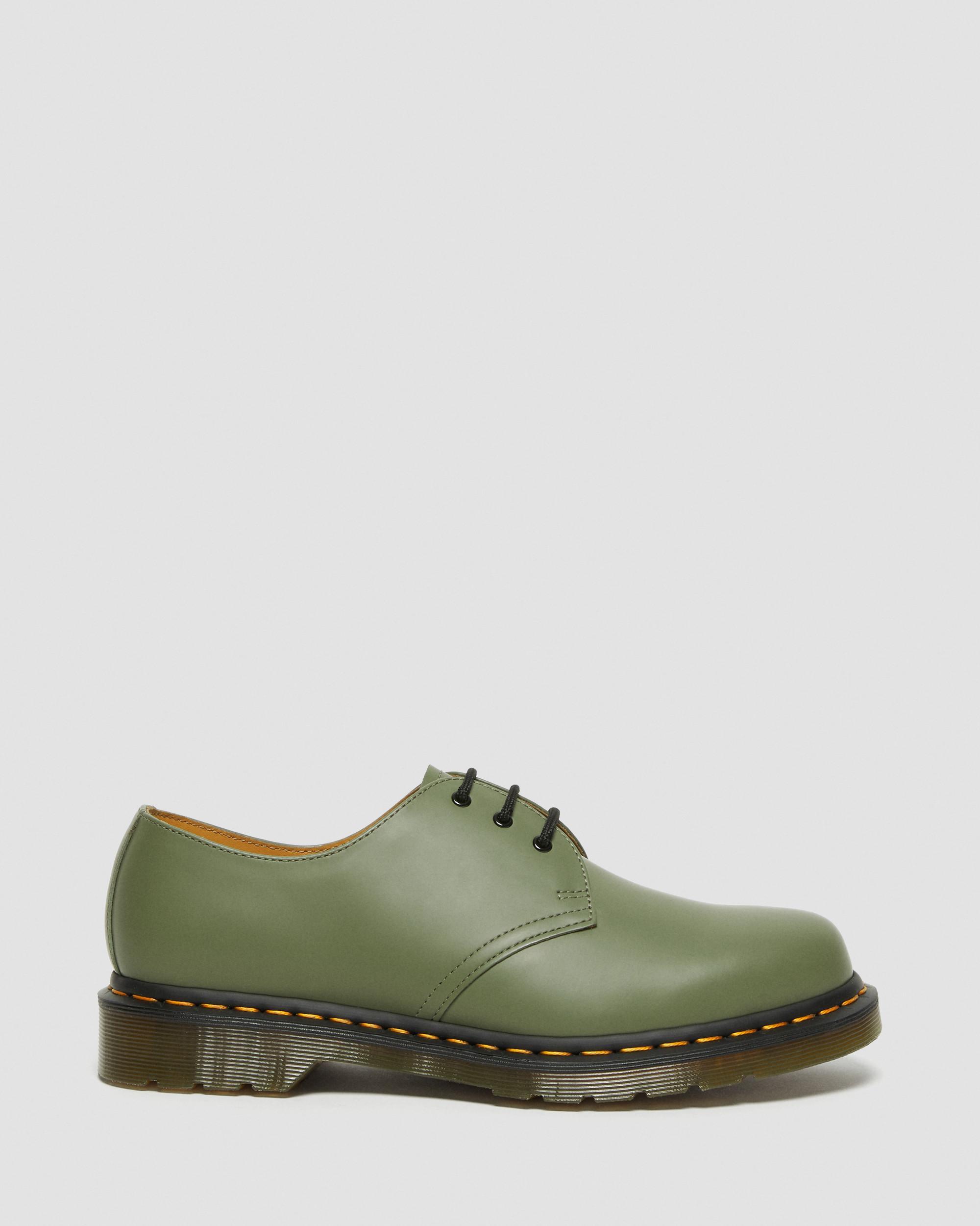 Dr. Martens Leather 1461 Smooth Shoes in Green for Men | Lyst
