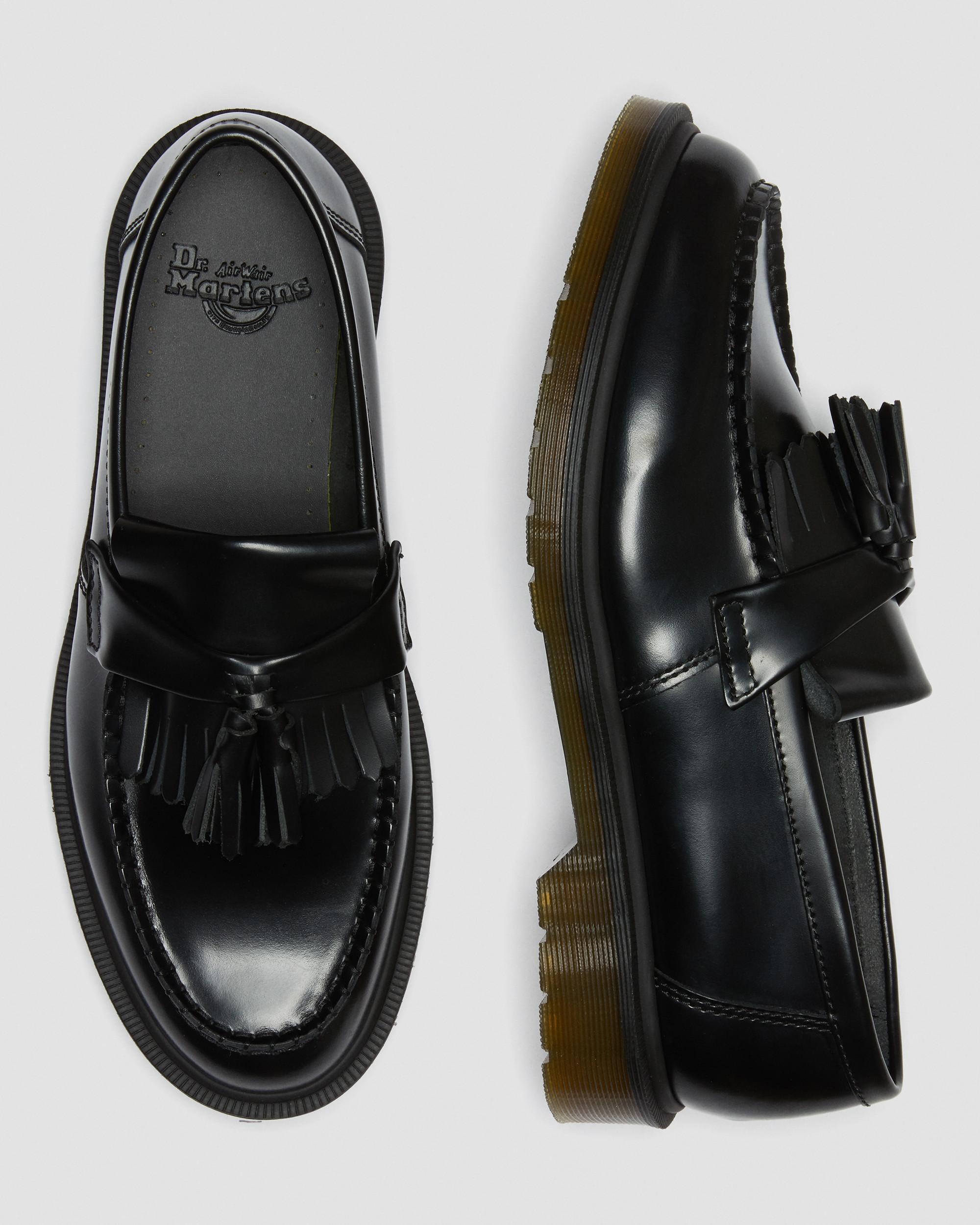 Dr. Martens Adrian Smooth Leather Tassel Loafers in Black | Lyst